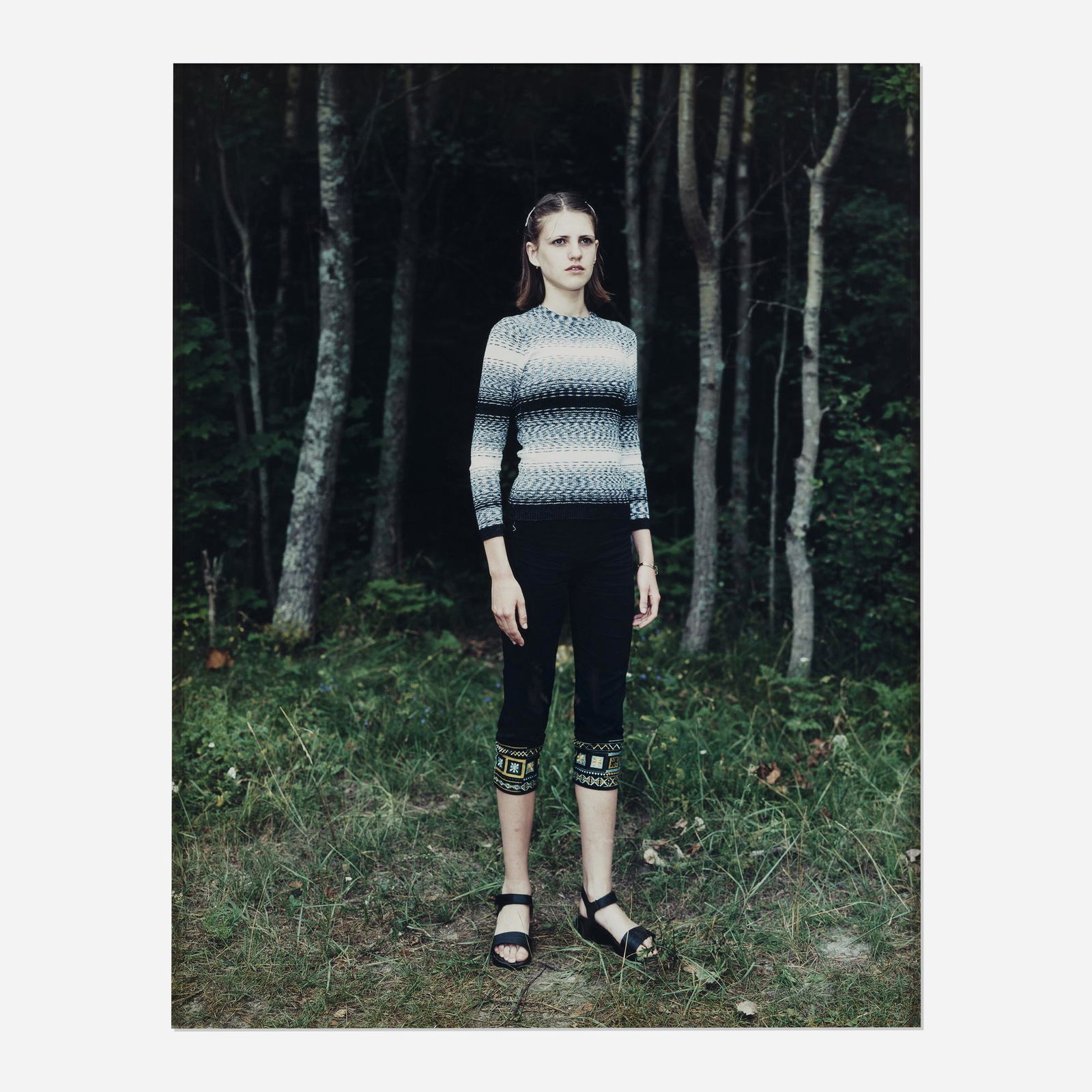 Rineke Dijkstra, Zilvitis, Lithuania, July 28, 2000: Rineke Dijkstra Zilvitis, Lithuania, July 28, 2000 2000chromogenic print 54.125 h × 42 w in (137 × 107 cm) This work is number 4 from the edition of 10. Provenance:<