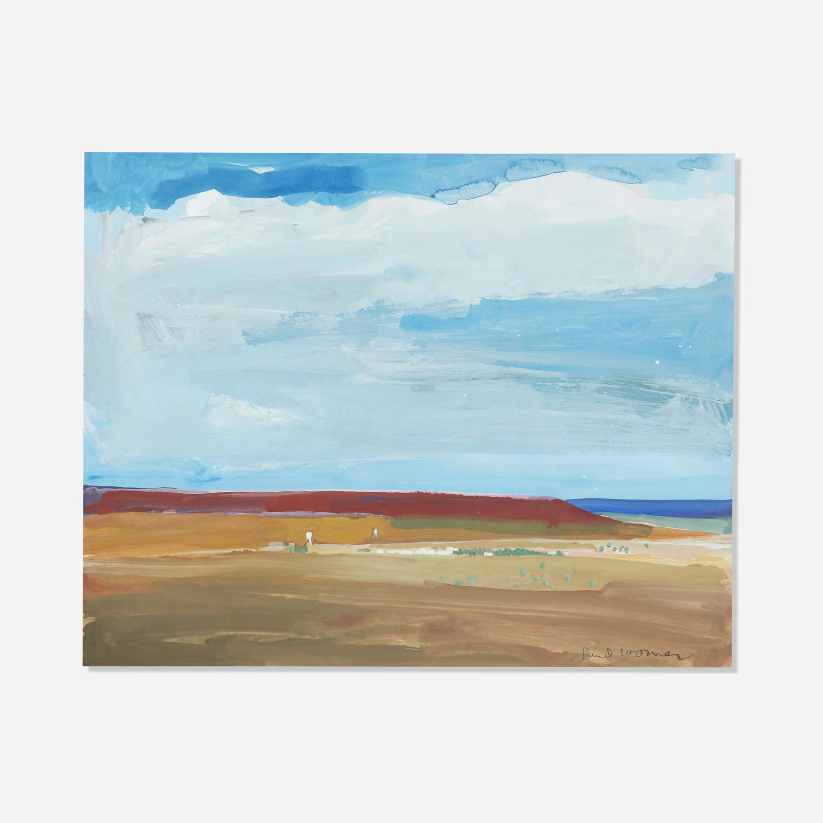 Paul Wonner, Untitled (Landscape) (1 of 3)