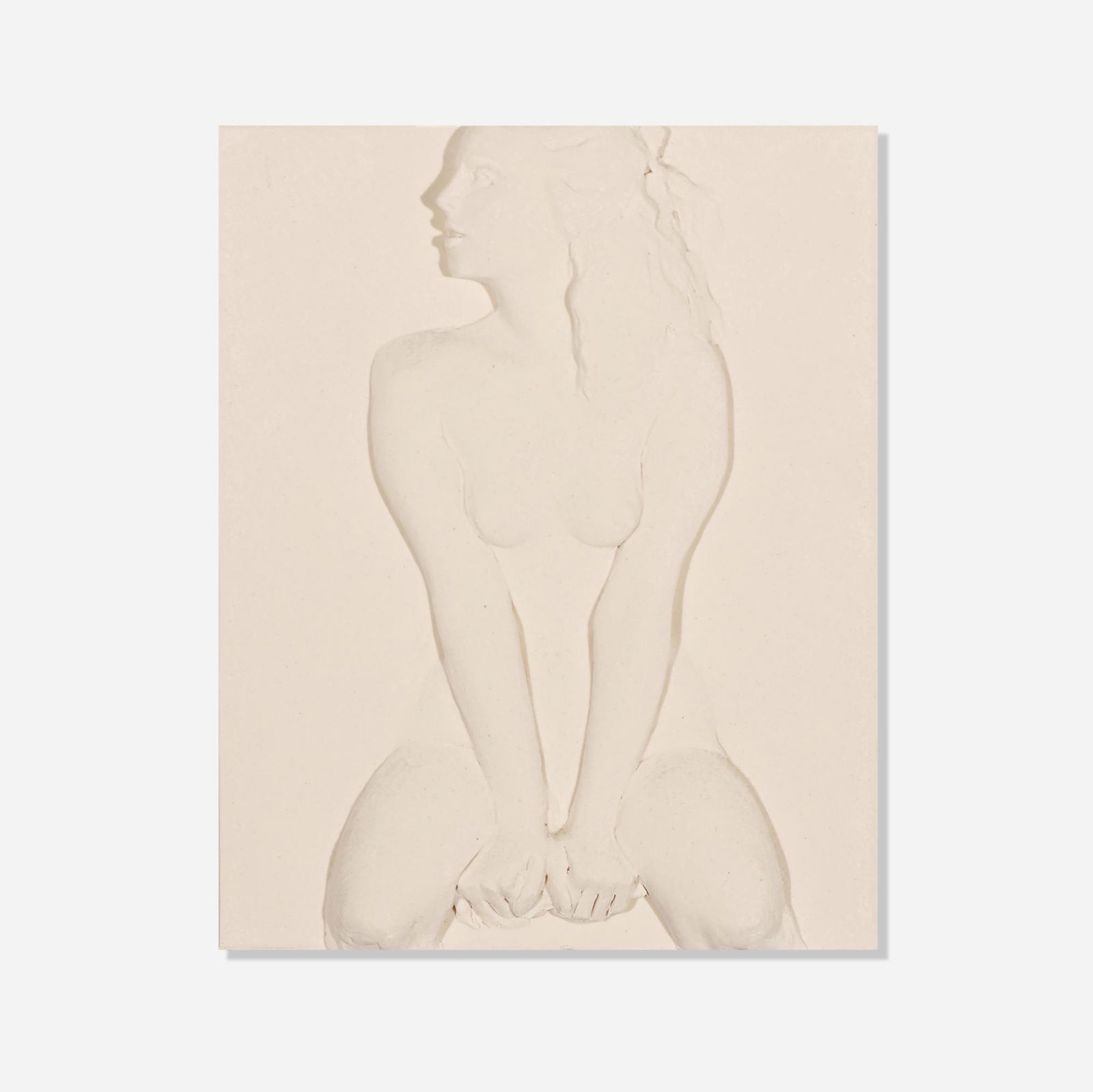 Robert Graham, Untitled (Female Nude): Robert Graham Untitled (Female Nude) 2003Aqua-Resin relief 10 h × 8 w in (25 × 20 cm) Signed and dated 'R Graham 03' verso. Provenance: Lora Schlesinger Gal
