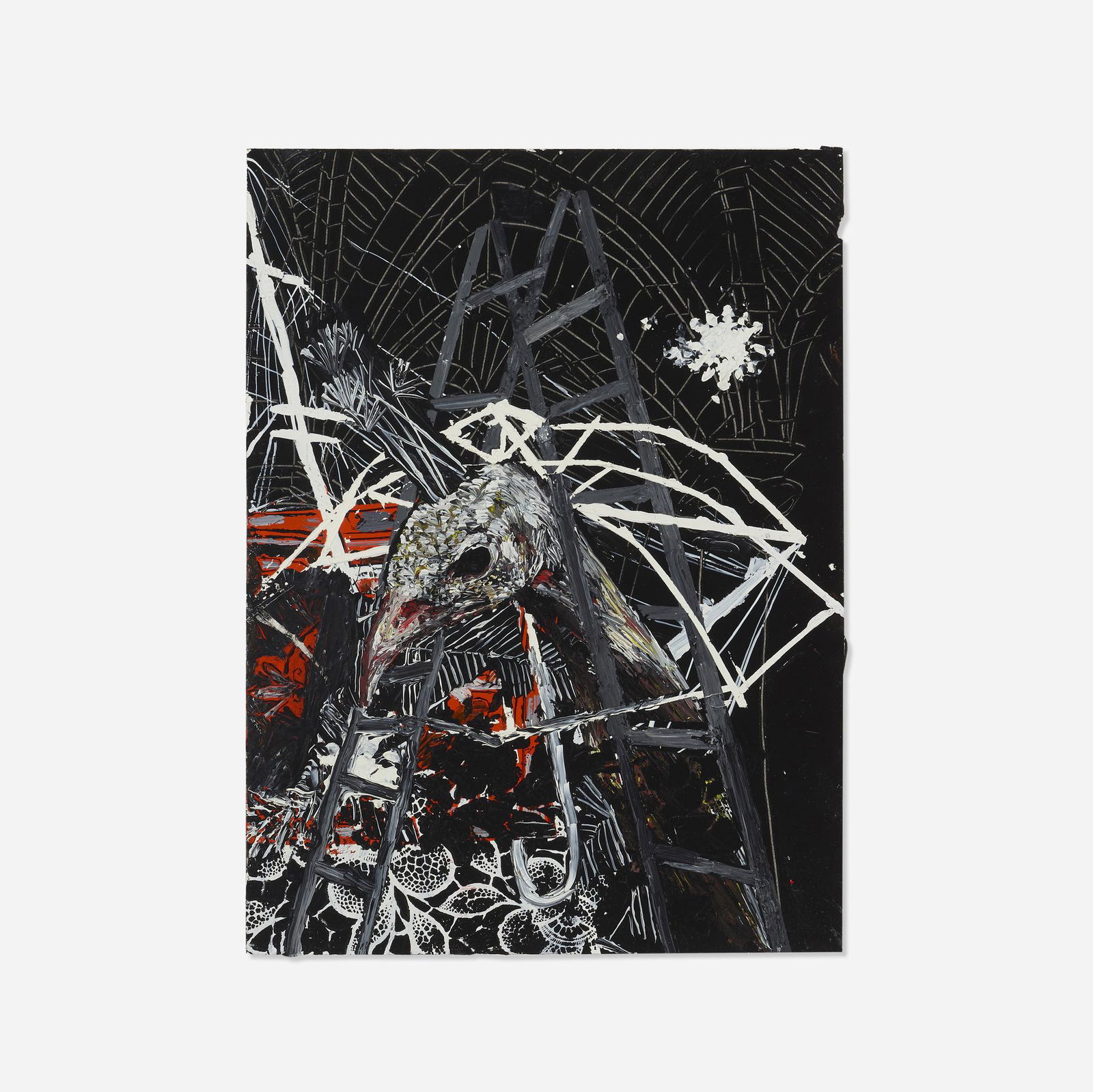 Francesca DiMattio, Untitled: Francesca DiMattio Untitled 2007watercolor and acrylic on paper 12.25 h × 9.125 w in (31 × 23 cm) Signed and dated to verso 'Francesca DiMattio 2007'. This work