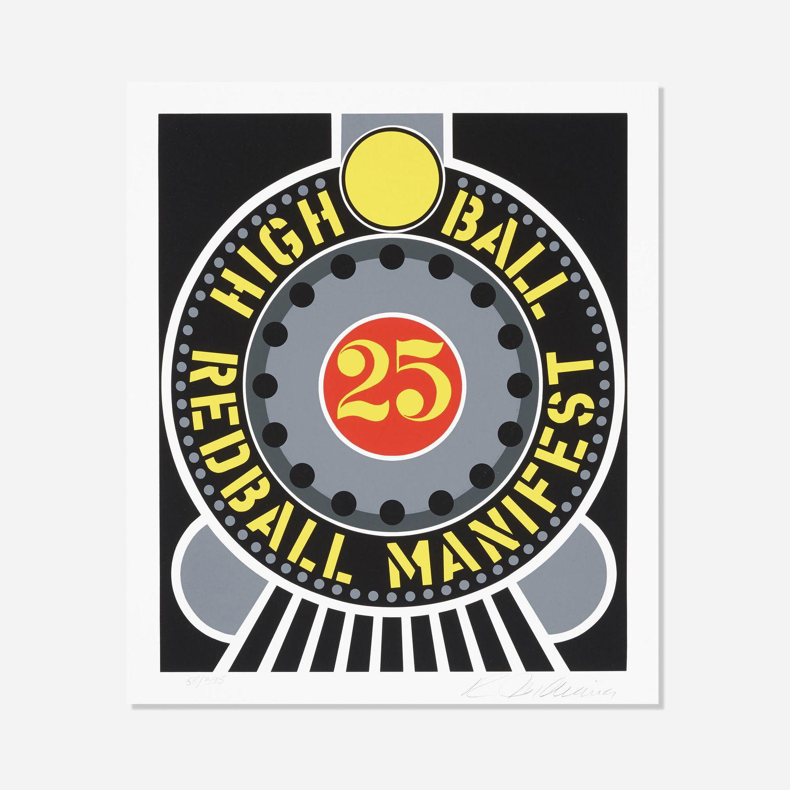 Robert Indiana, High Ball Red Ball Manifest … (1 of 2)