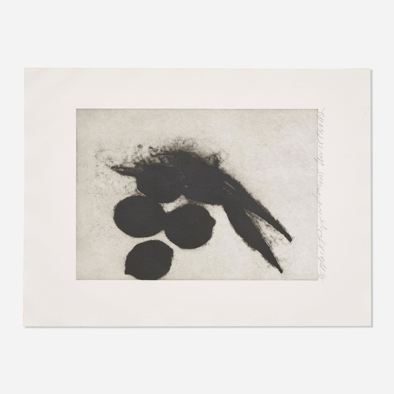 Donald Sultan, Black Tulips and Lemons … (1 of 3)