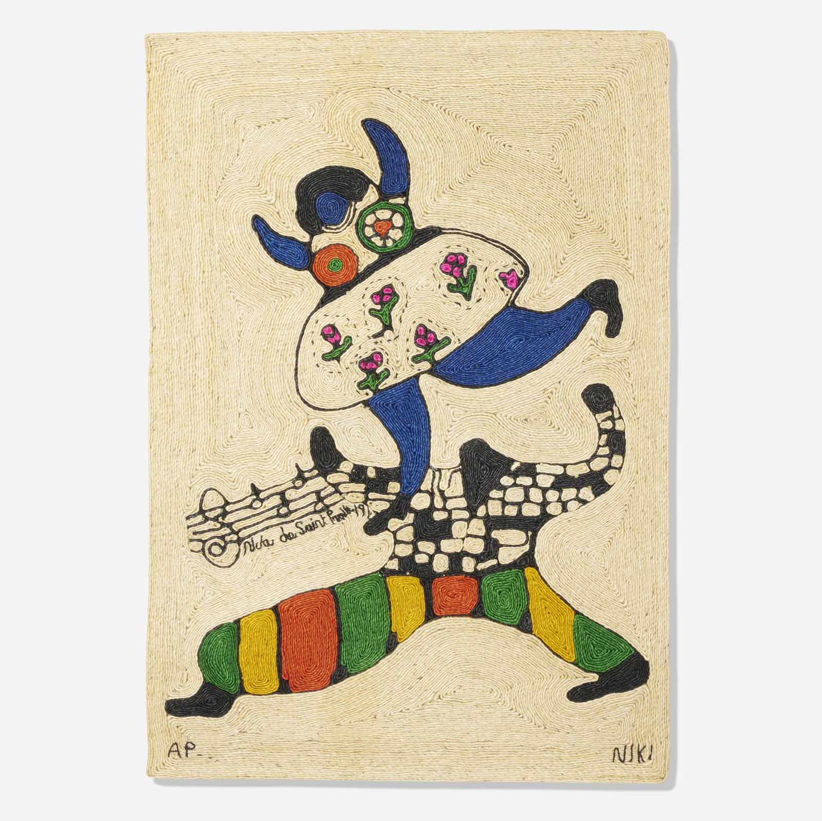 After Niki de Saint Phalle, Nana tapestry (1 of 2)