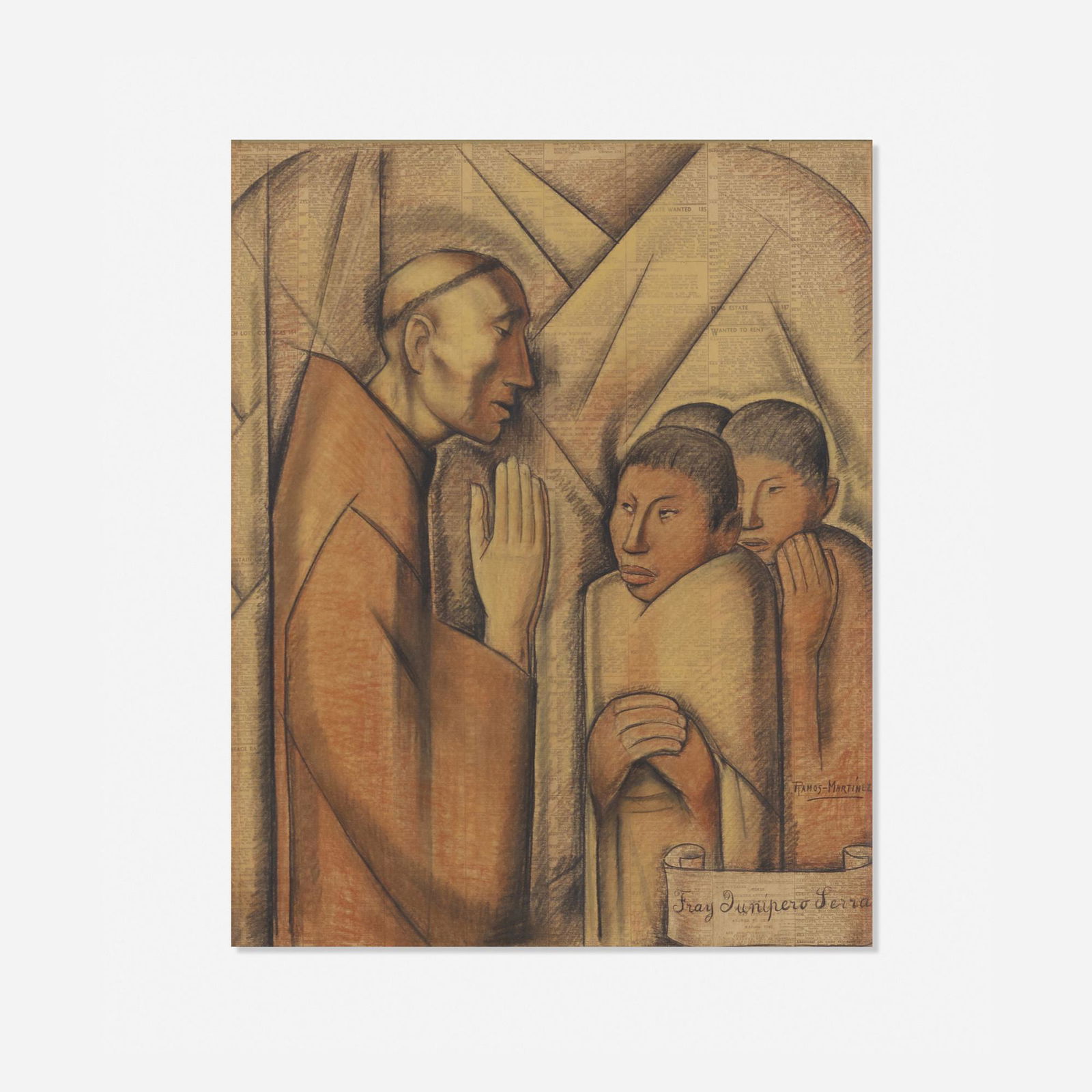 Alfredo Ramos Martinez, Fray Junipero Serra (1 of 3)