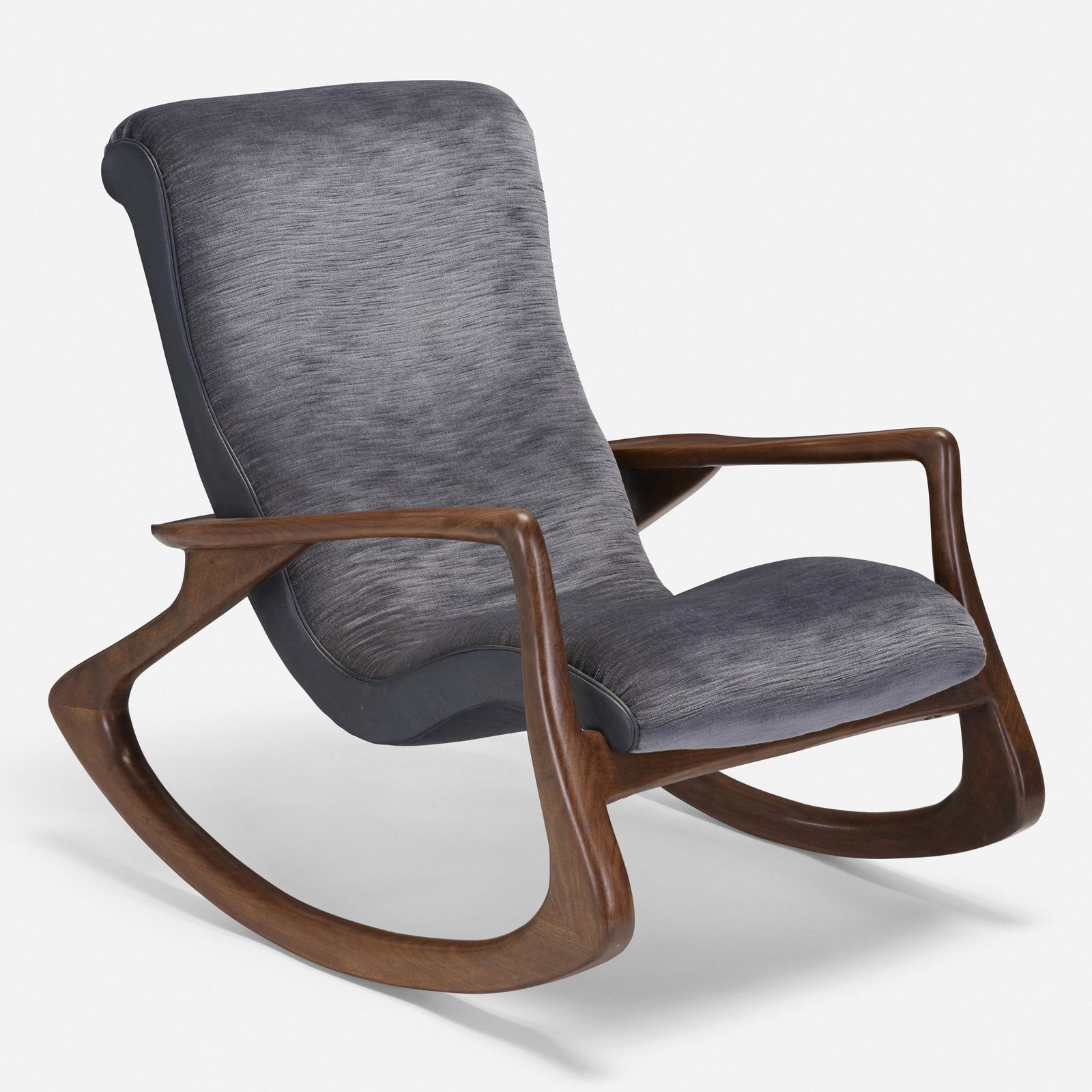 Vladimir Kagan, Sculpted rocking chair (1 of 3)