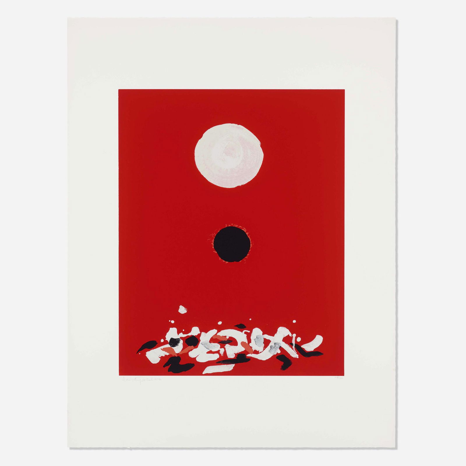 Adolph Gottlieb, Crimson Ground (1 of 2)