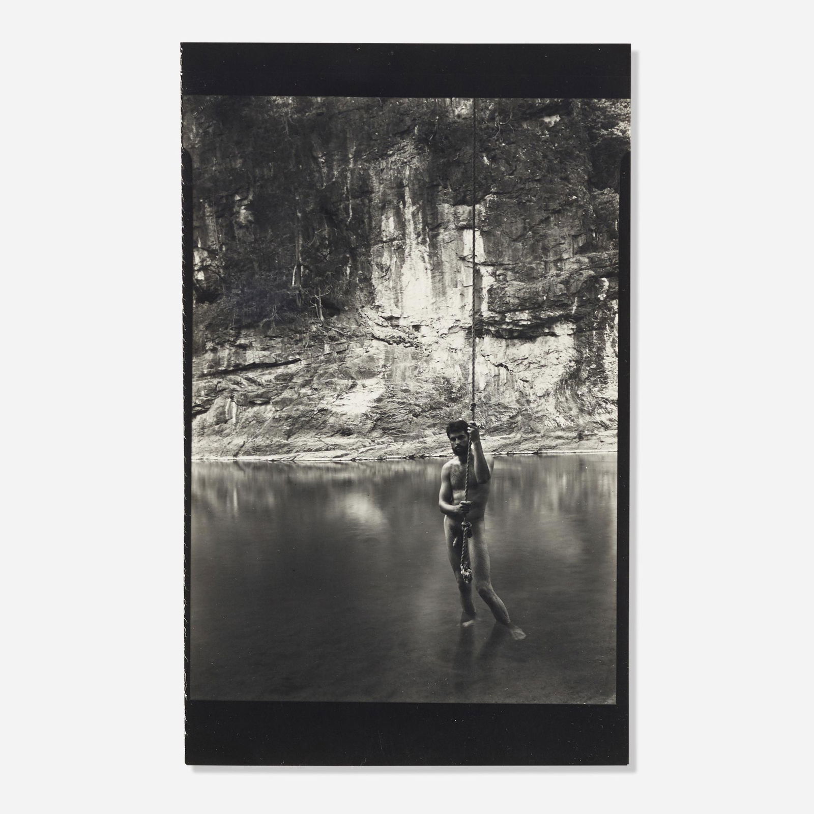 Sally Mann, Larry: Sally Mann Larry c. 1973gelatin silver print 8 h × 5 w in (20 × 13 cm) Signed, titled and dated to verso 'Sally Mann Larry circa 1973'. Provenance: ACRIA, <