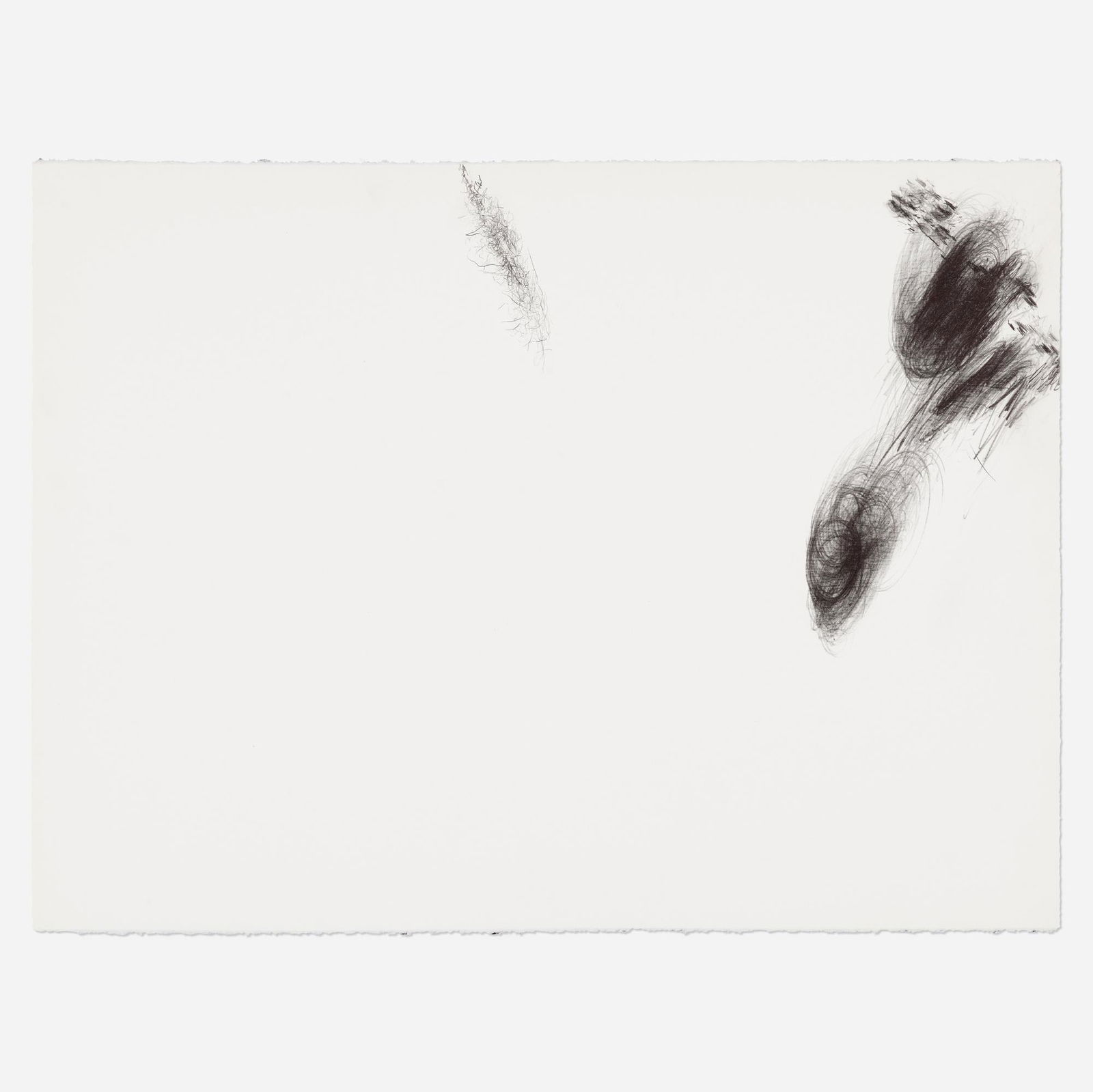 Alan Saret, Old Thumb Cast-In: Alan Saret Old Thumb Cast-In 1983graphite on paper 22.5 h × 30.125 w in (57 × 77 cm) Signed, titled, dated and inscribed to verso 'Old Thumb Cast-In Alan Saret 1983 Dec 25 22/50'.