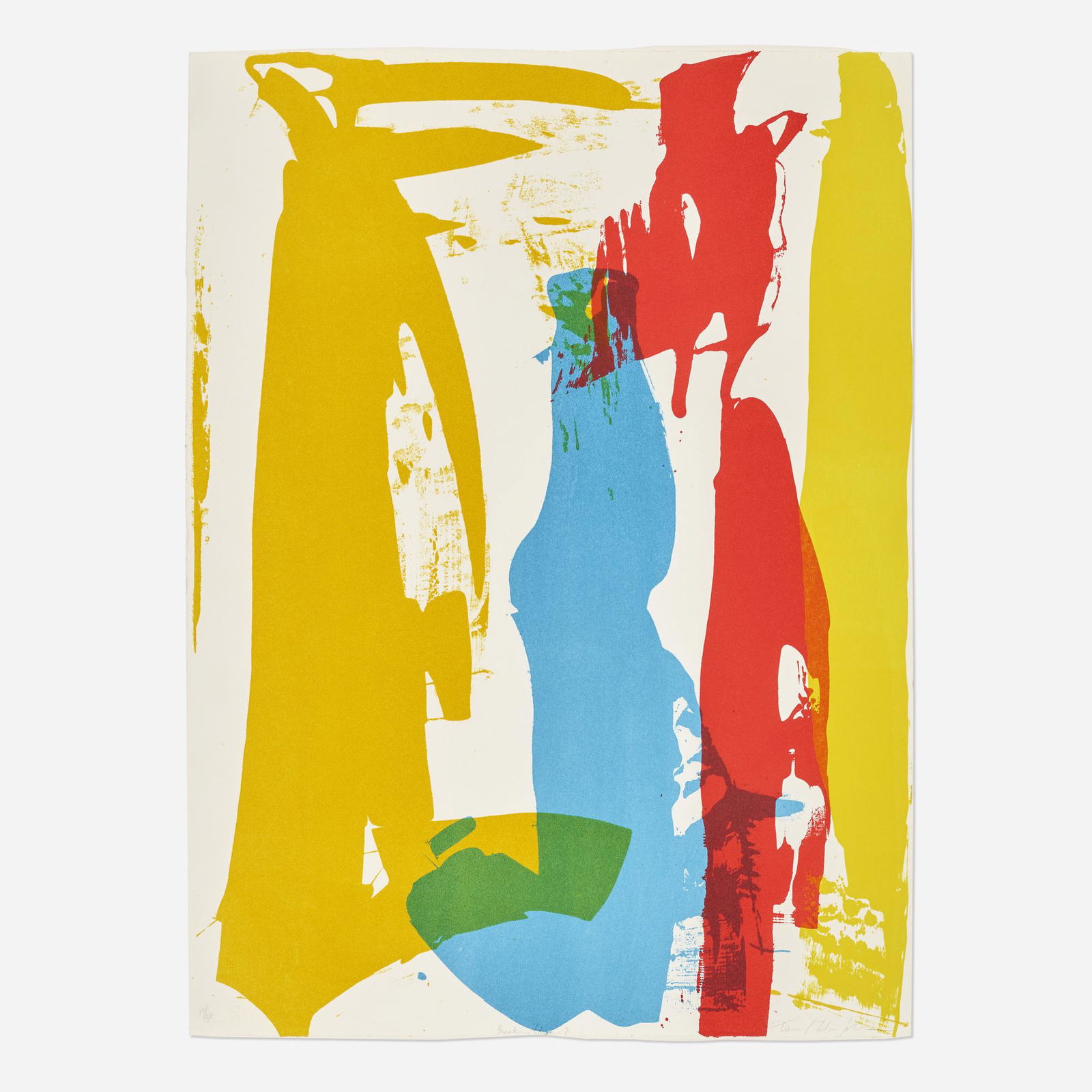 Daniel LaRue Johnson, Breaking Through: Daniel LaRue Johnson Breaking Through c. 1977lithograph in colors on Rives BFK 29.25 h × 22 w in (74 × 56 cm) Signed, titled and numbered to lower edge '10/50 Breaking Through Dani