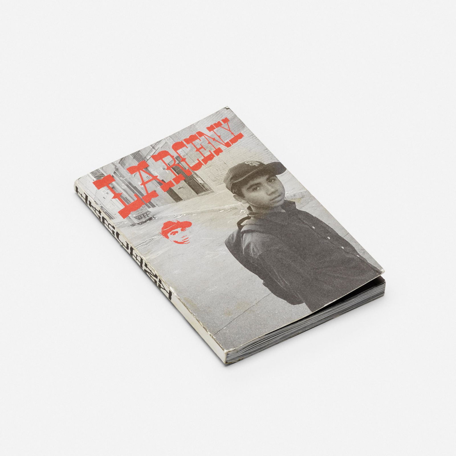 Barry McGee, Larceny: Barry McGee Larceny 2004bound printed paper 5.5 h × 3.5 w in (14 × 9 cm) This work is from the edition of 1,000 published by Iconoclast Editions, Oakley, California.