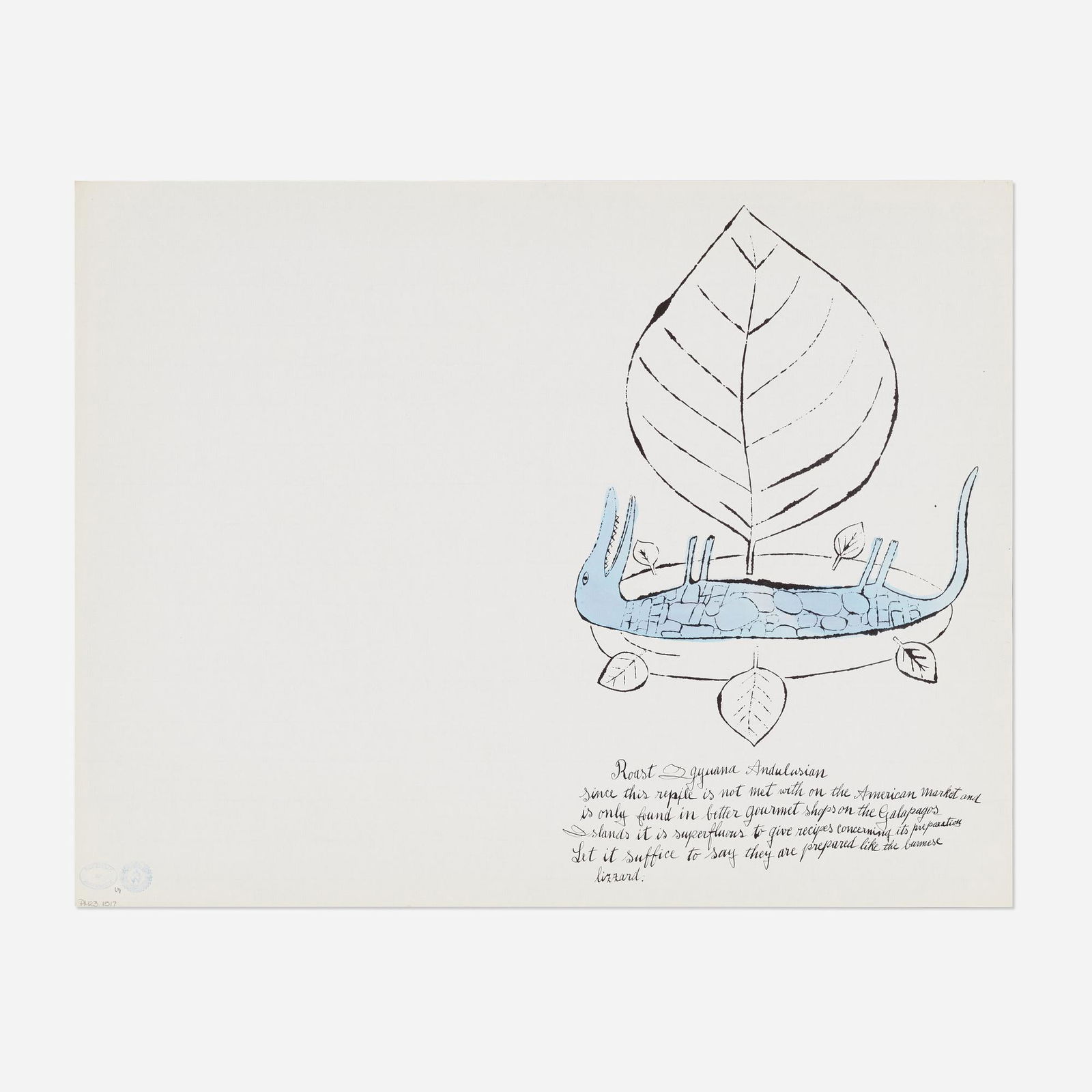 Andy Warhol, Roast Iguana ... (1 of 3)