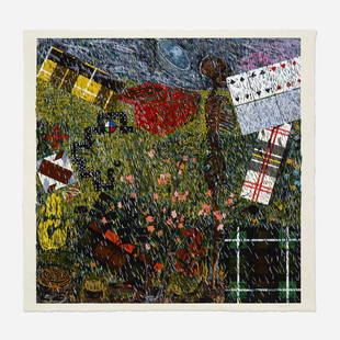 Jennifer Bartlett, Spring (from The Four Seasons): Jennifer Bartlett Spring (from The Four Seasons) 1992screenprint in 79 colors on Kurotani Hosho image: 31.5 h × 31.5 w in (80 × 80 cm) sheet: 33.5 h × 34.375 w in (85 × 87