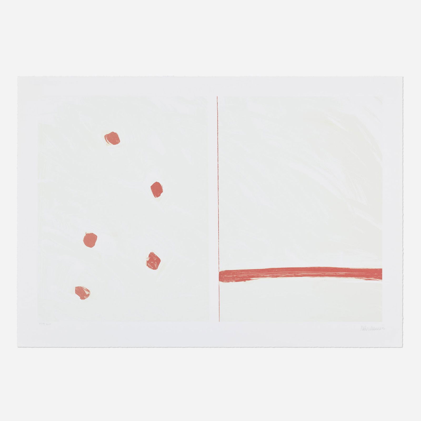 Mary Heilmann, Arbor Piece: Mary Heilmann Arbor Piece 2000lithograph in colors image: 22.625 h × 34.375 w in (57 × 87 cm) sheet: 27.125 h × 38.5 w in (69 × 98 cm) Signed, dated and numbered to