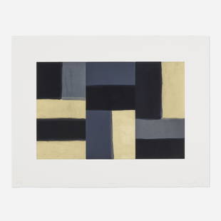 Sean Scully, Doric: Sean Scully Doric 2011 etching and aquatint in colors on Somerset image: 19.5 h × 29.75 w in (50 × 76 cm) sheet: 30.5 h × 40 w in (77 × 102 cm) Signed, titled, dated and