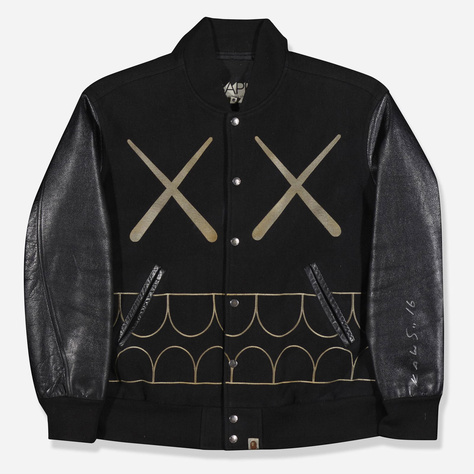 KAWS X BAPE, Chomper Varsity Jacket (1 of 4)