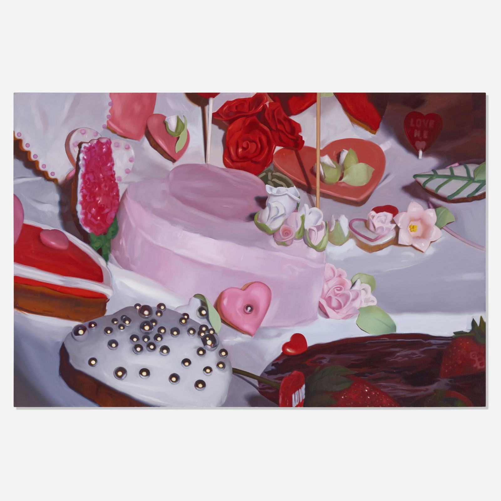 Will Cotton, Sweet Nothings: Will Cotton Sweet Nothings 2000oil on linen 48 h × 72 w in (122 × 183 cm) Signed, titled and dated to verso 'Will Cotton 2000 Sweet Nothings'. Provenance: M