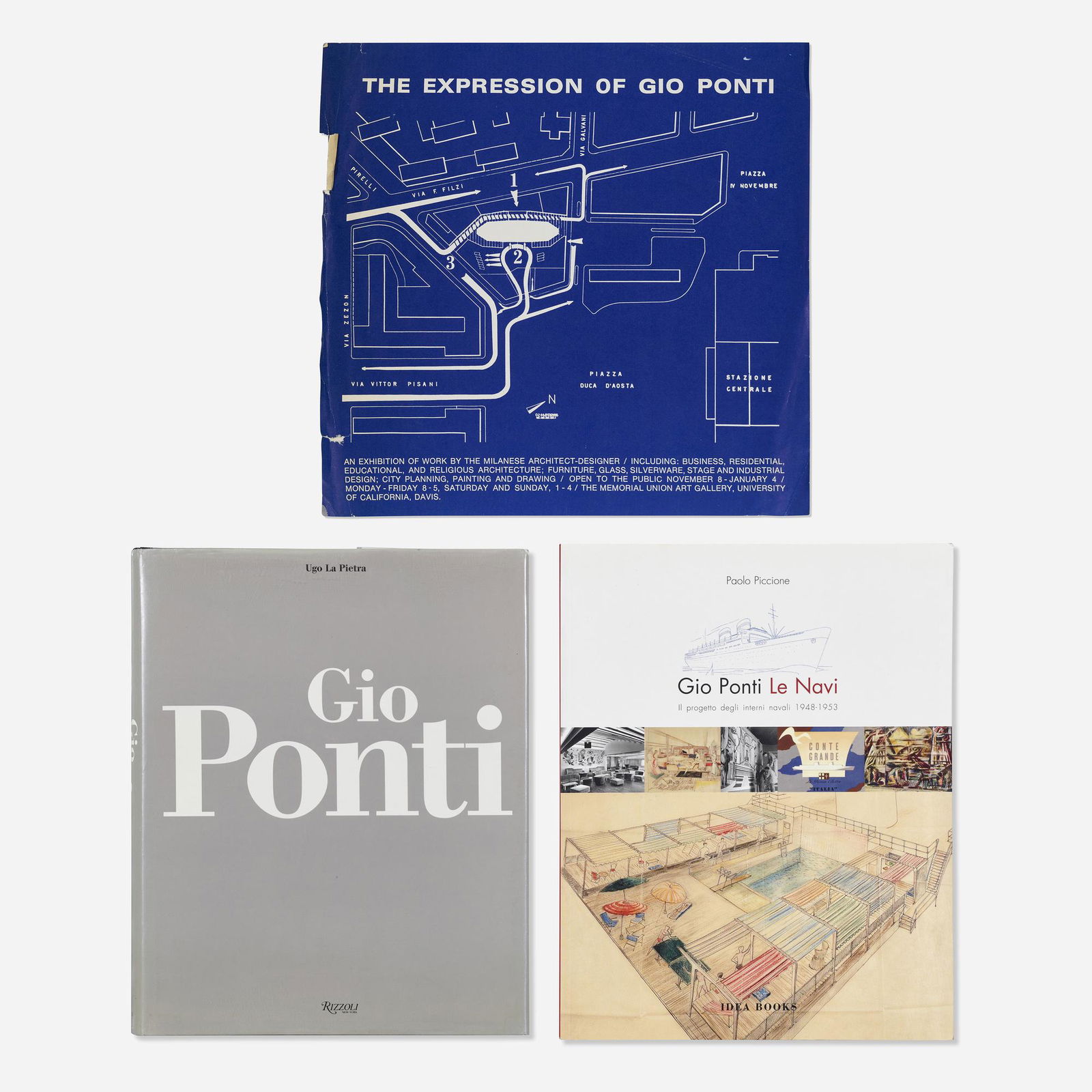 Gio Ponti monographs and ephemera (1 of 4)