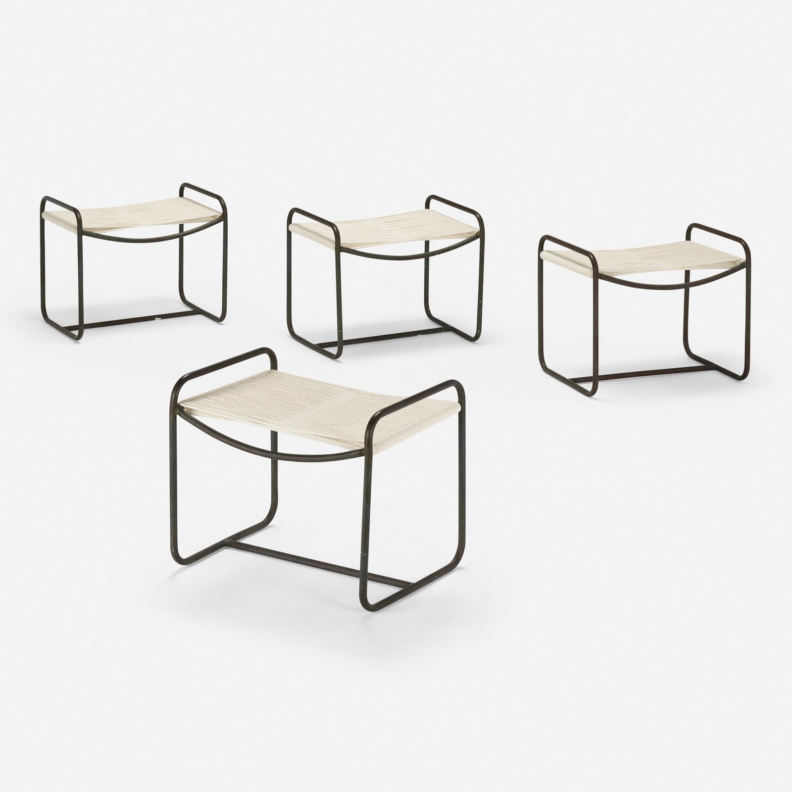 Walter Lamb, Ottomans, model C-5706, set of four (1 of 4)