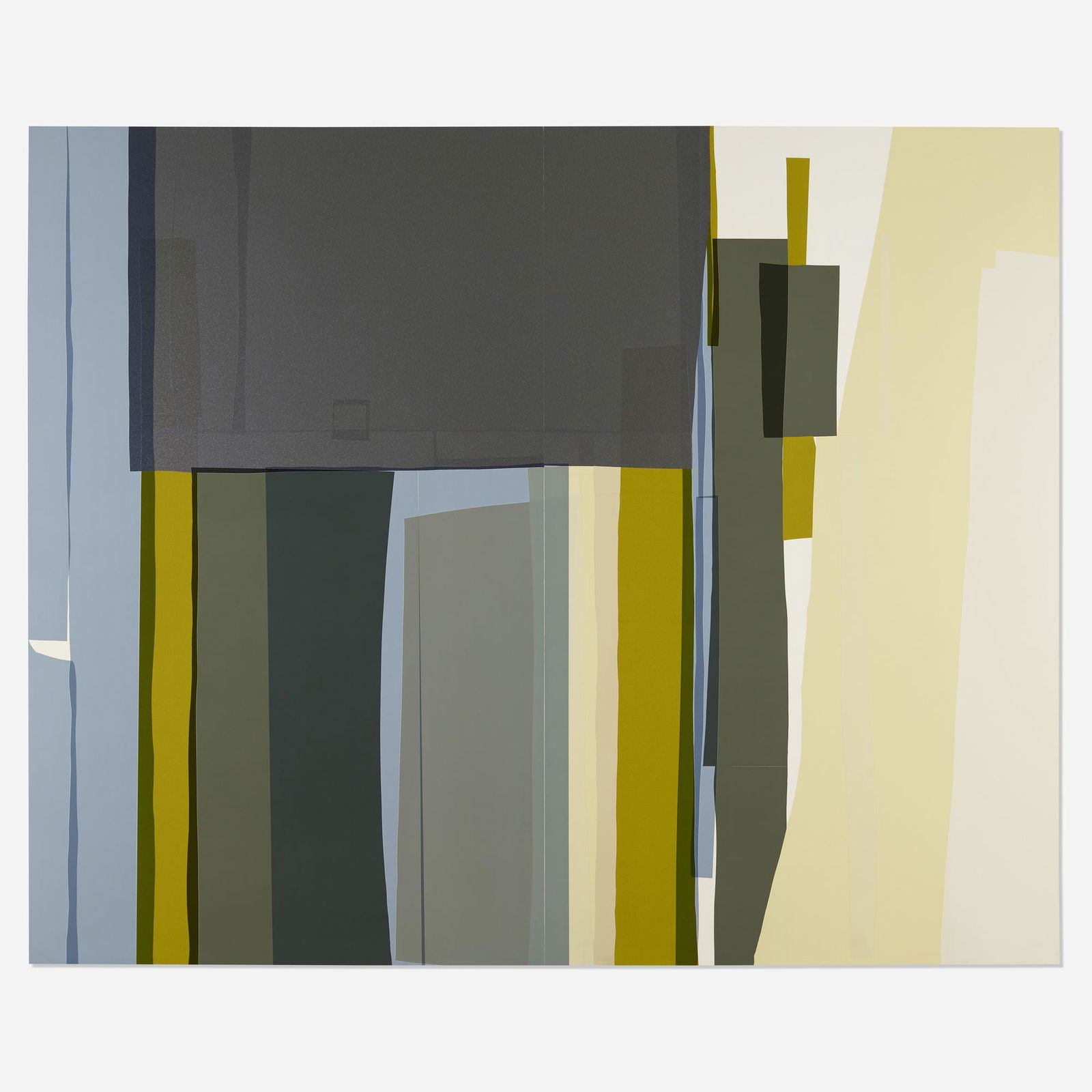 Monique Van Genderen, Untitled: Monique Van Genderen Untitled 2000vinyl collage on panel 78 h × 96 w in (198 × 244 cm) Signed and dated to verso 'Monique Van Genderen 2000'. Provenance: So