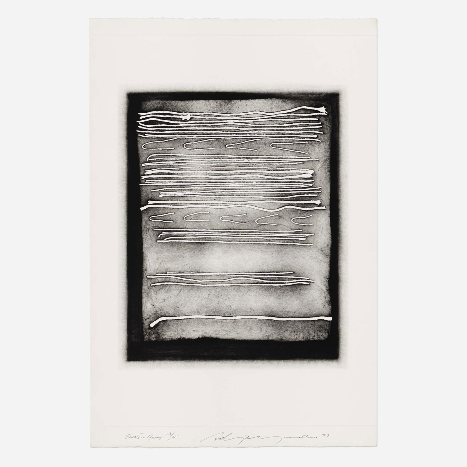 Adja Yunkers, Echo II in Grey (1 of 3)