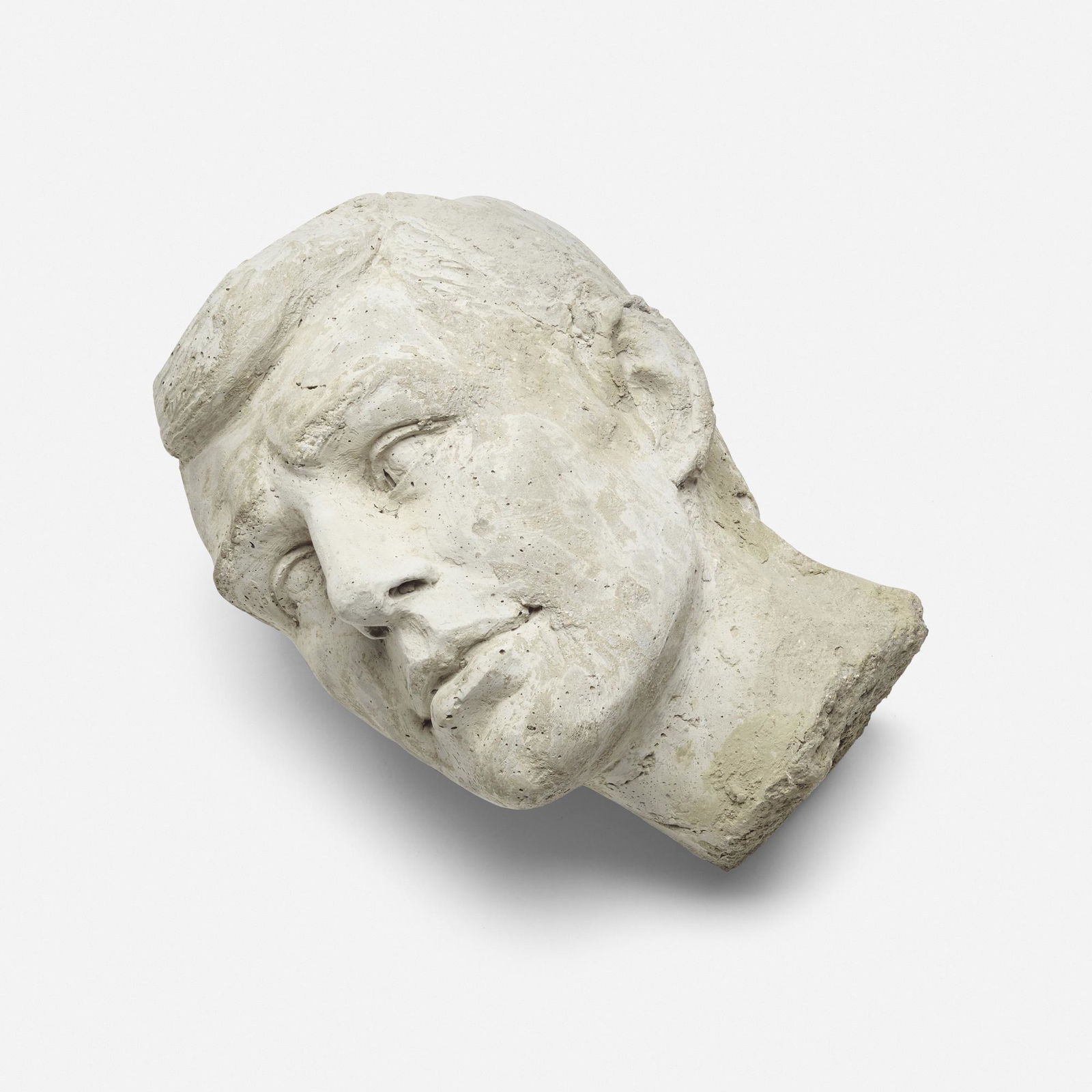 Allen Ruppersberg, Head: Allen Ruppersberg Head c. 1982concrete 7.25 h x 9 w x 11 d in (18 x 23 x 28 cm) Provenance: Private Collection This work will ship from Los Angeles, Califo