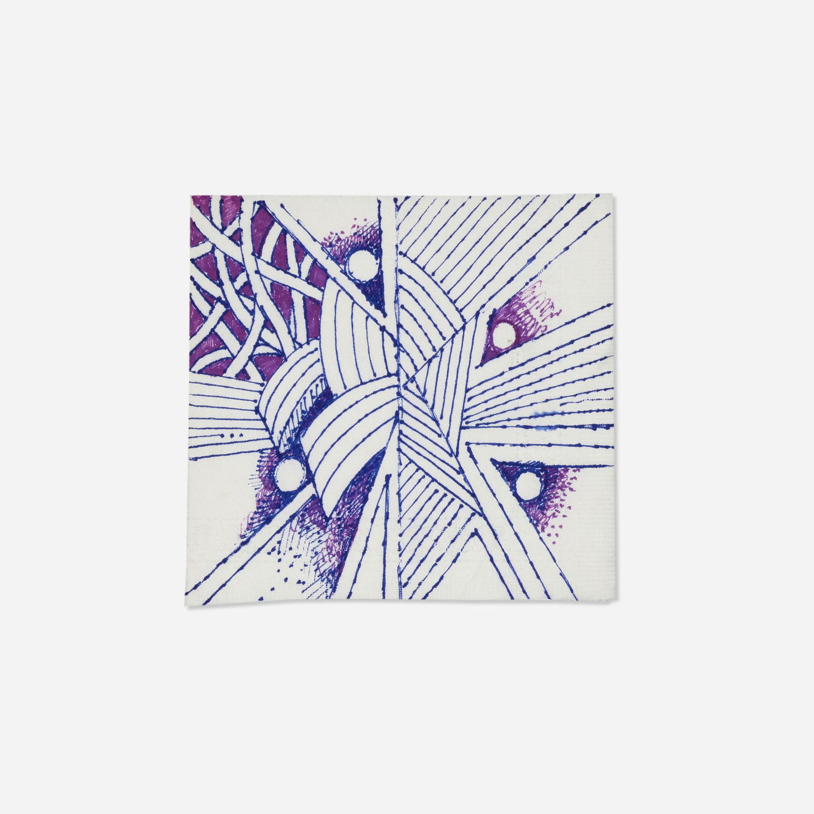 Nick de Angelis, Blue and White Composition (1 of 4)