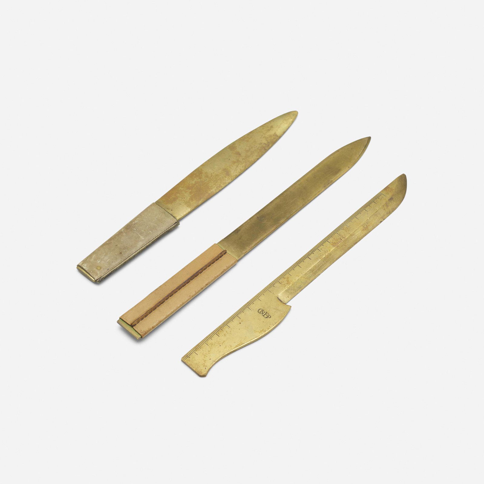 Carl Aubock II, Letter openers, set of three (1 of 4)