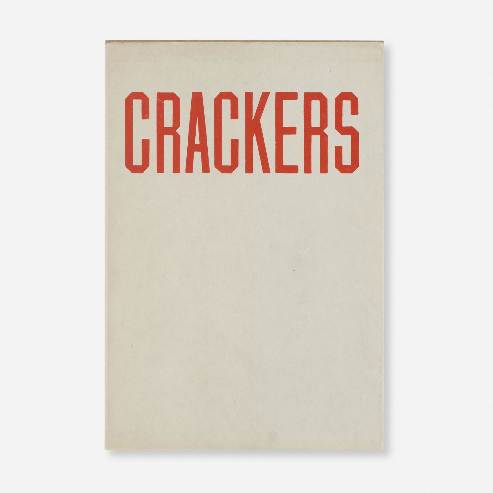 Ed Ruscha, Crackers (1 of 6)