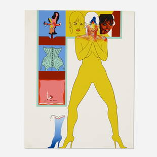 Allen Jones, For the Lips: Allen Jones For the Lips (from the 11 Pop Artists, Volume II portfolio) 1965screenprint in colors 30.125 h x 24 w in (77 x 61 cm) Signed and numbered to lower edge 'XLVIII Allen Jones'. This w