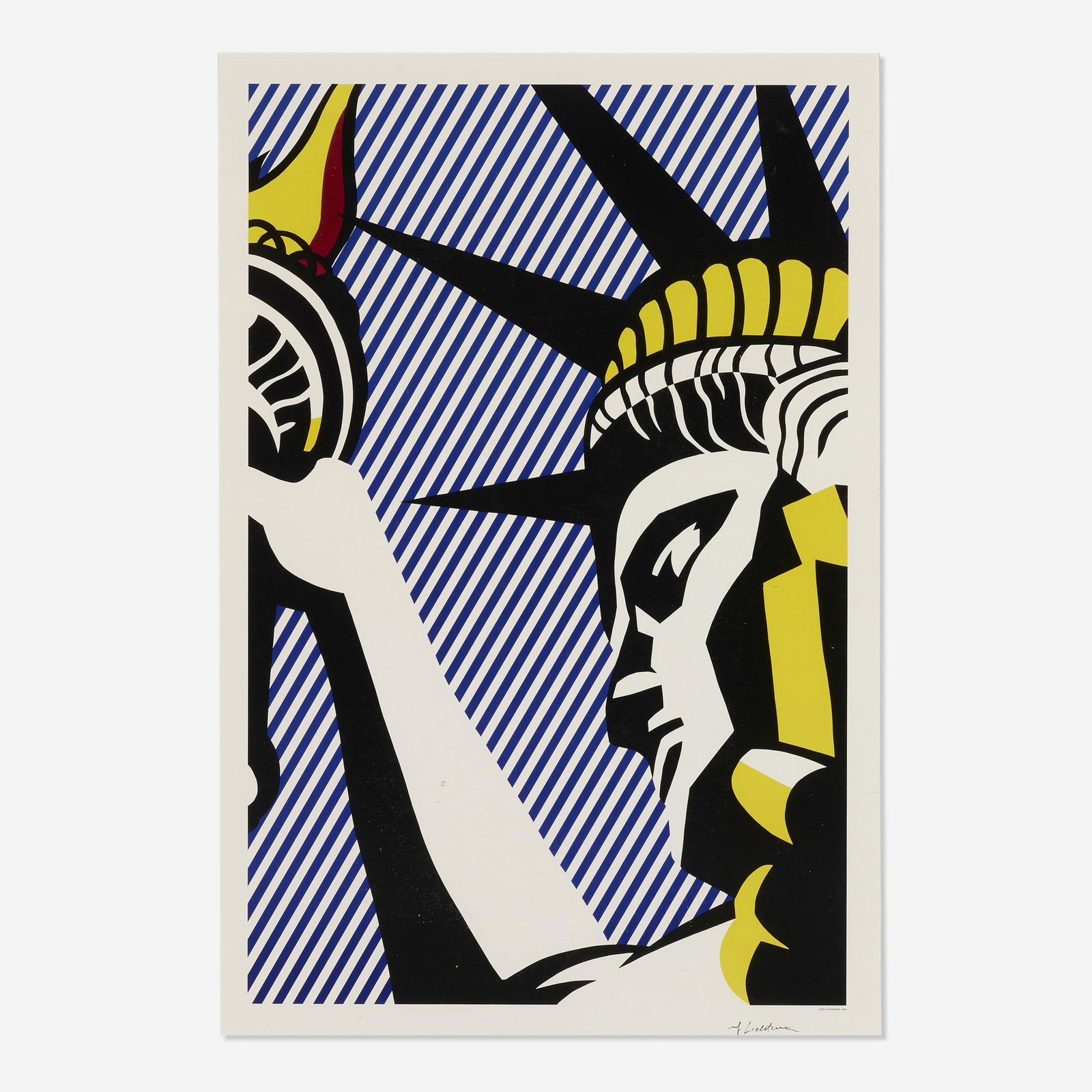 Roy Lichtenstein, I Love Liberty poster (1 of 4)