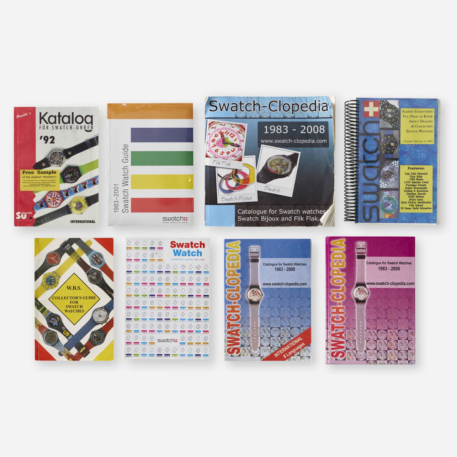 Swatch Catalogs, group of eight (1 of 1)