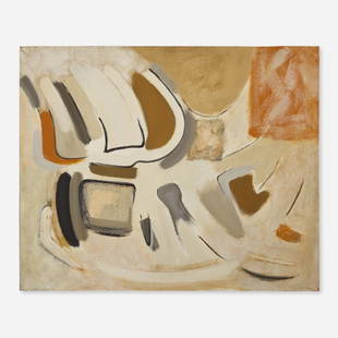 John Ferren, attribution, Untitled: John Ferren, attribution Untitled 1940oil on canvas 35.75 h x 44 w in (91 x 112 cm) This work will ship from Los Angeles, California.