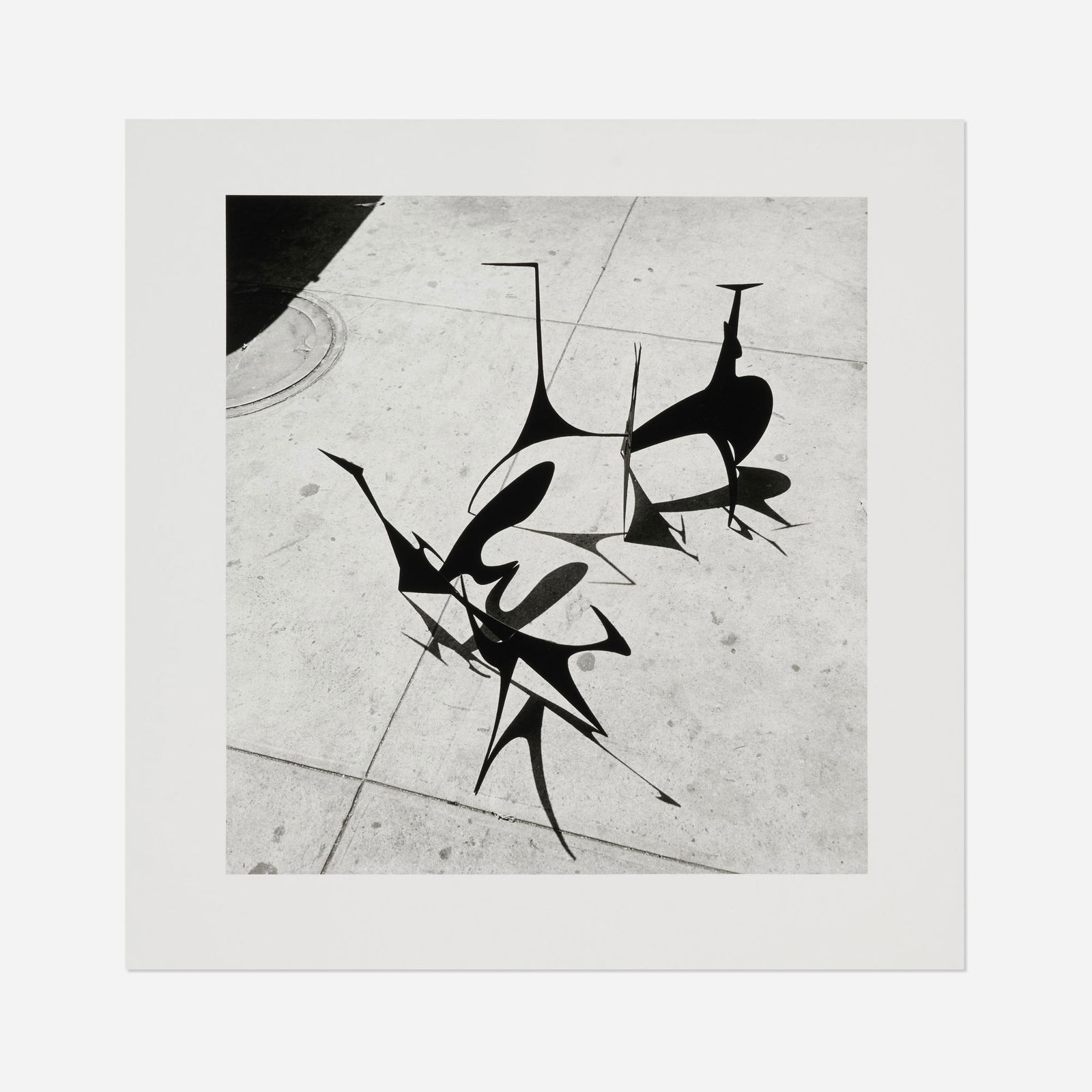 Herbert Matter, Stabile (maquette) ...: Herbert Matter Stabile (maquette) and Spiny (maquette) (from the Calder by Matter series) 1940 / printed 2013gelatin silver print image: 11.875 h x 11.25 w in (30 x 29 cm) sheet: 15 h x 14.875 w i