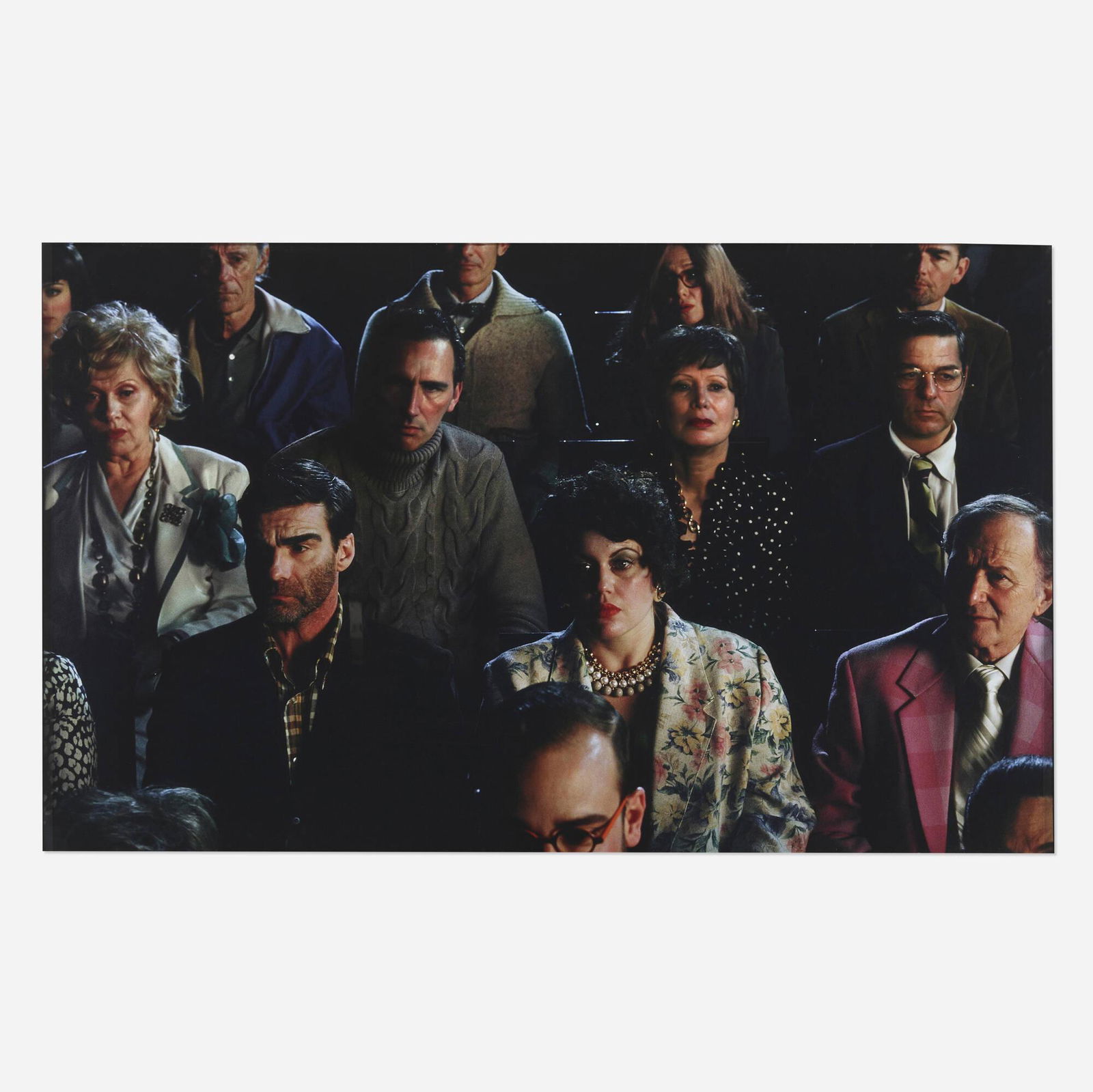 Alex Prager, Mezzanine, Center: Alex Prager Mezzanine, Center 2016archival inkjet print in velvet-lined artist's frame 25 h x 40.25 w x 2.5 d in (63 x 102 x 6 cm) Signed, titled, dated and numbered to artist's label to verso