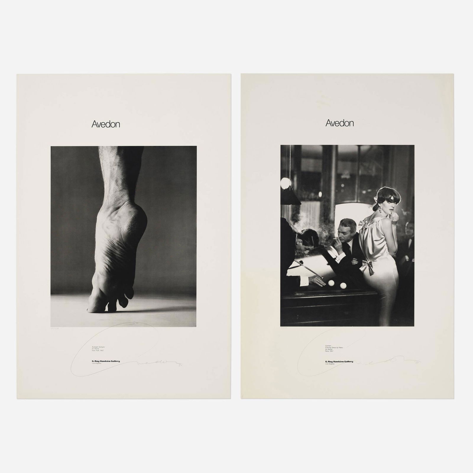 Richard Avedon, Two exhibition posters (1 of 2)