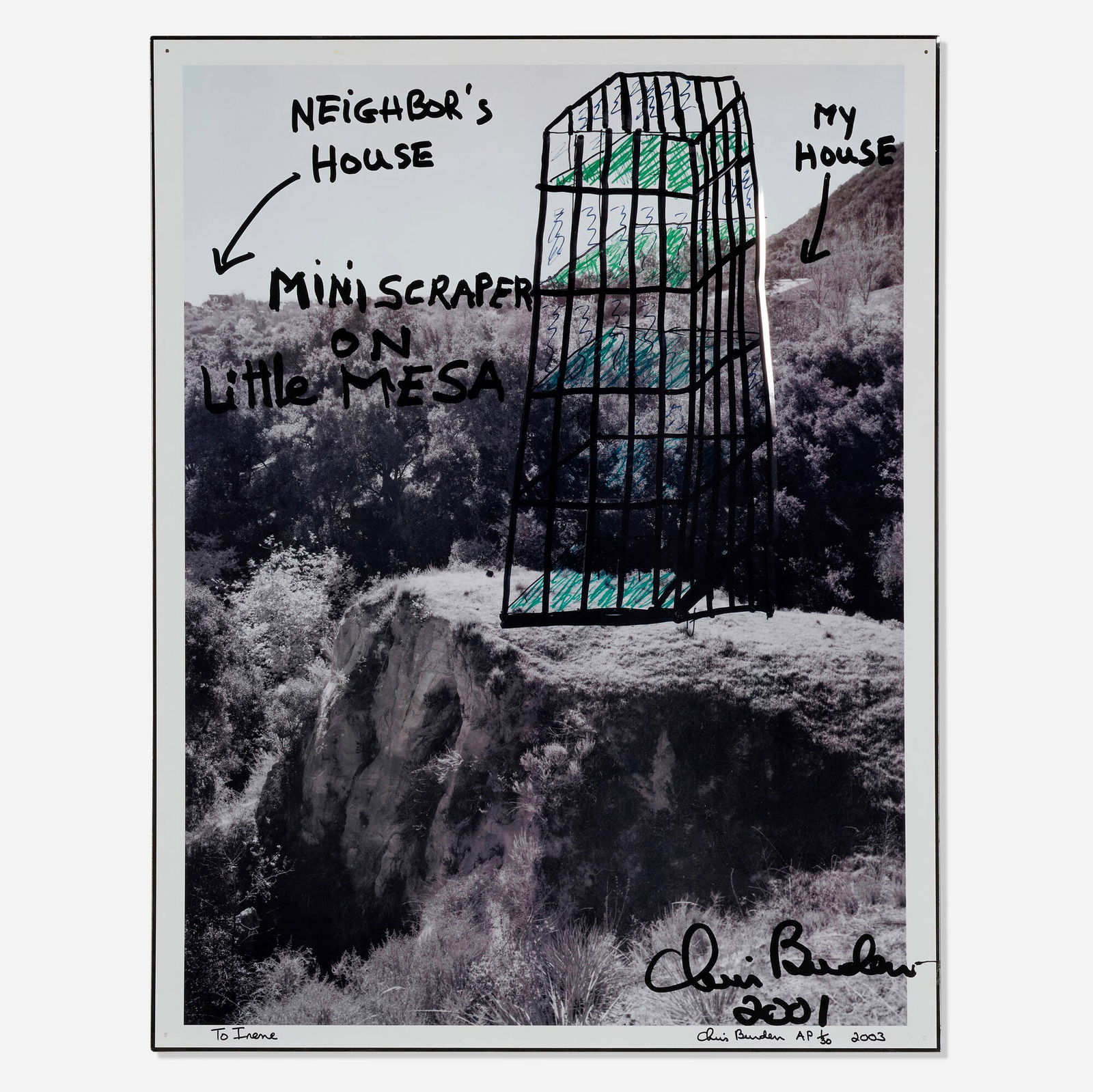 Chris Burden, Mini Skyscraper on Little Mesa (1 of 3)