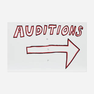 Mike Kelley, Auditions: Mike Kelley Auditions 2004screenprint in colors on aluminum 15 h x 24 w x 0.25 d in (38 x 61 x 1 cm) Signed, dated and numbered to verso 'AP 9/10 M. Kelley 2004'. This work is artist's proof 9