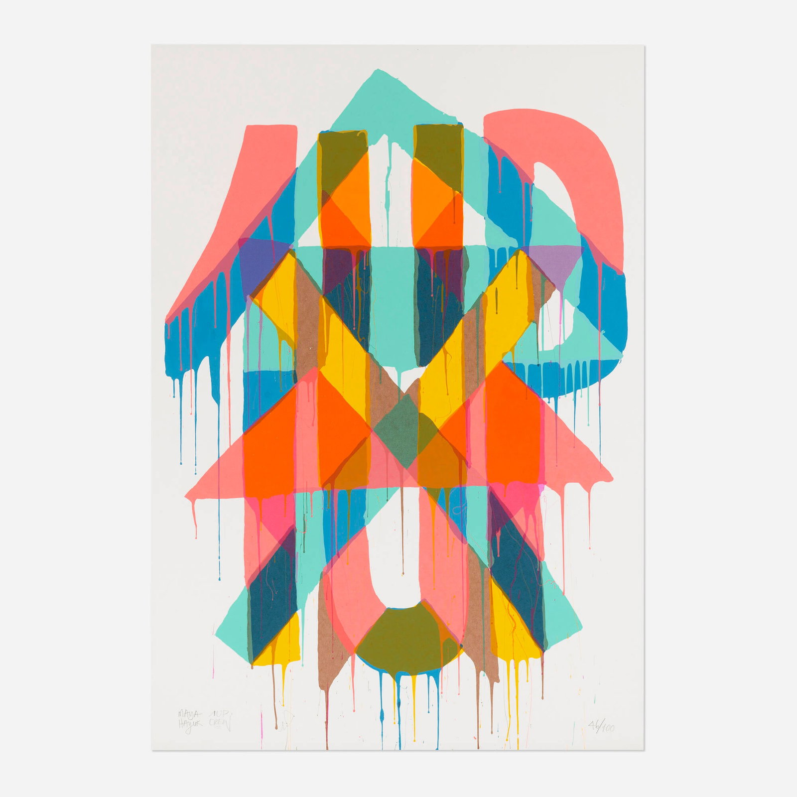 Maya Hayuk X 1Up Crew, Untitled (1 of 3)