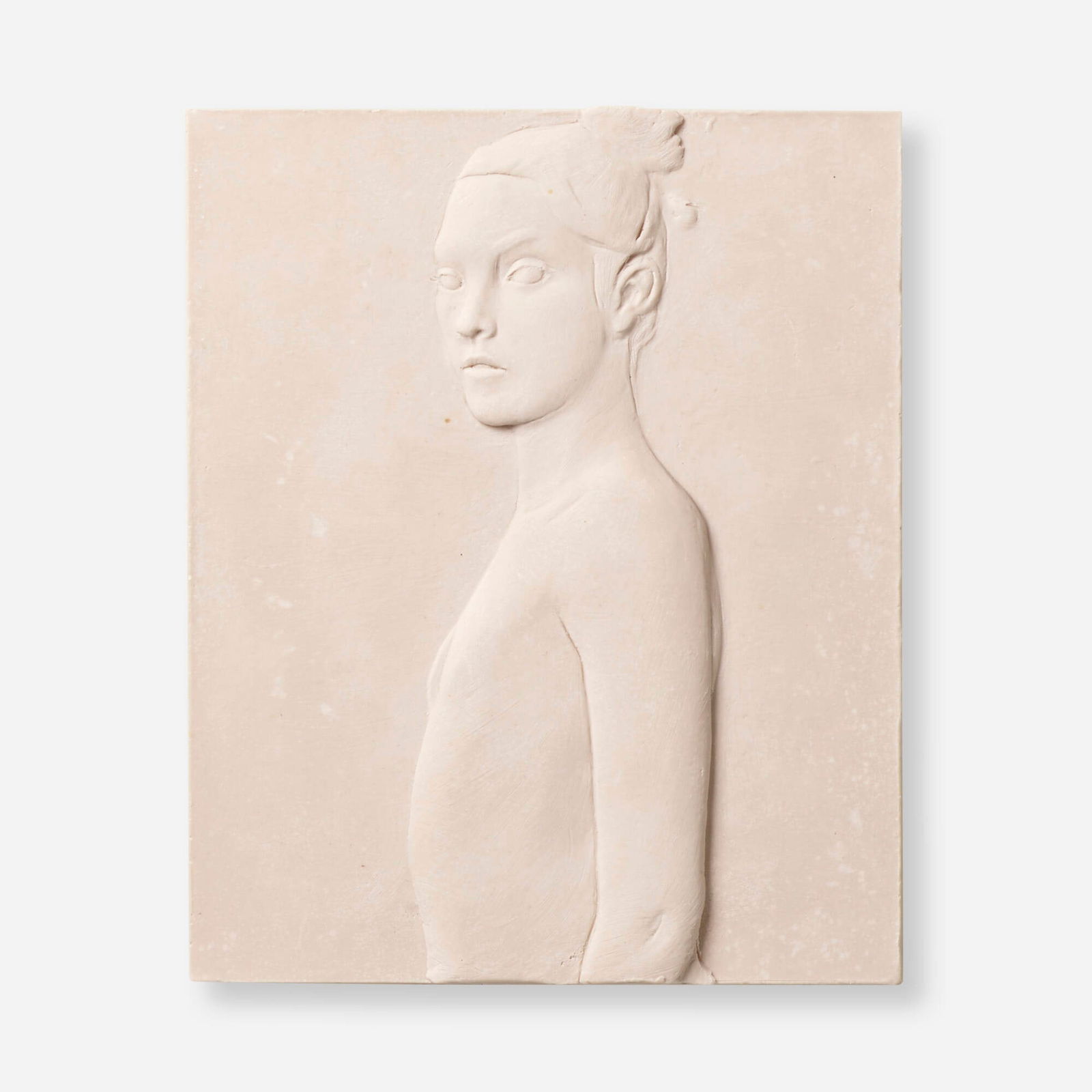 Robert Graham, Untitled: Robert Graham Untitled 2003aqua-resin 10 h x 8.25 w x 1.25 d in (25 x 21 x 3 cm) Signed, dated and inscribed to verso 'For Tony 8-2003 R Graham'. Provenance: Private Co