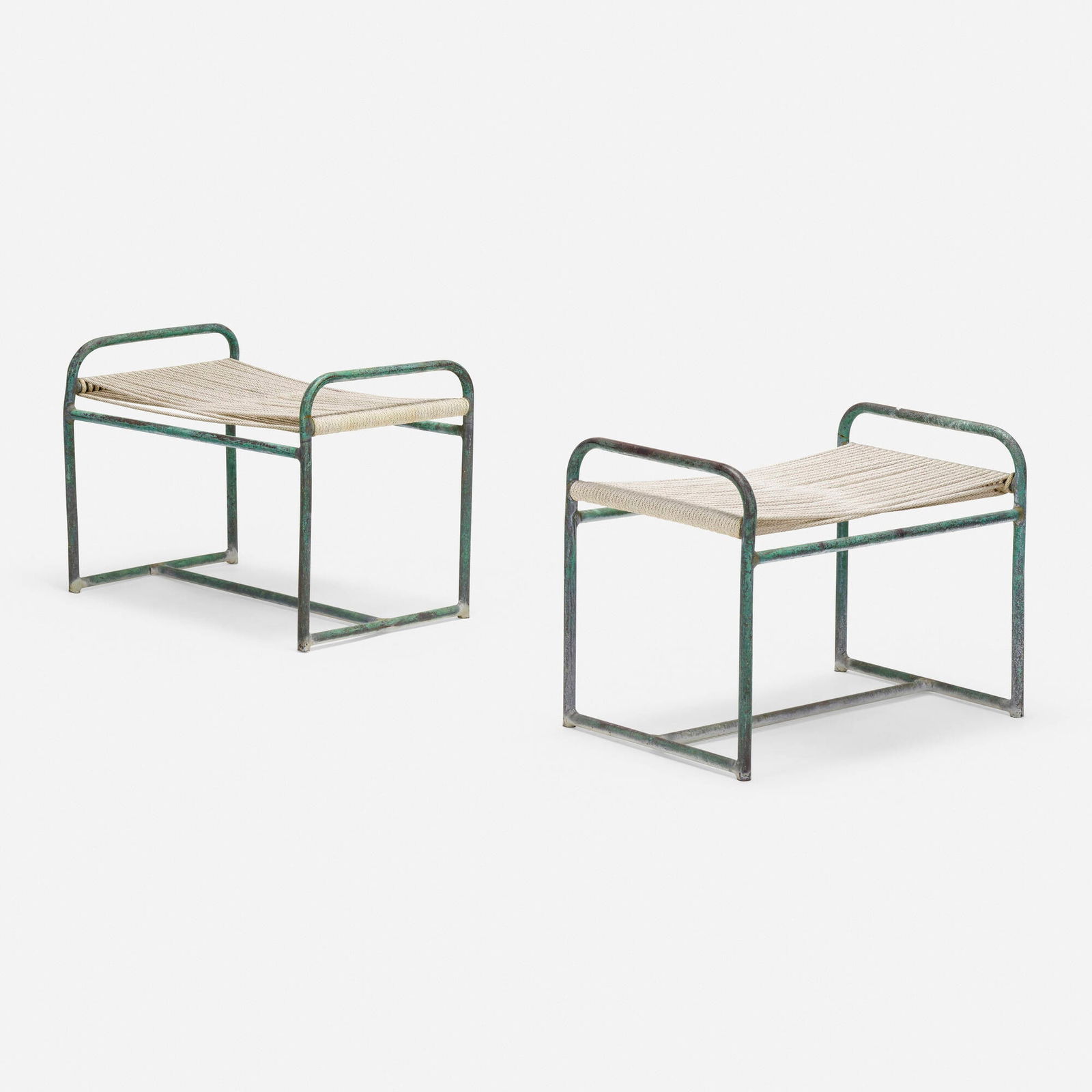 Walter Lamb, Ottomans model C-5706, pair (1 of 3)