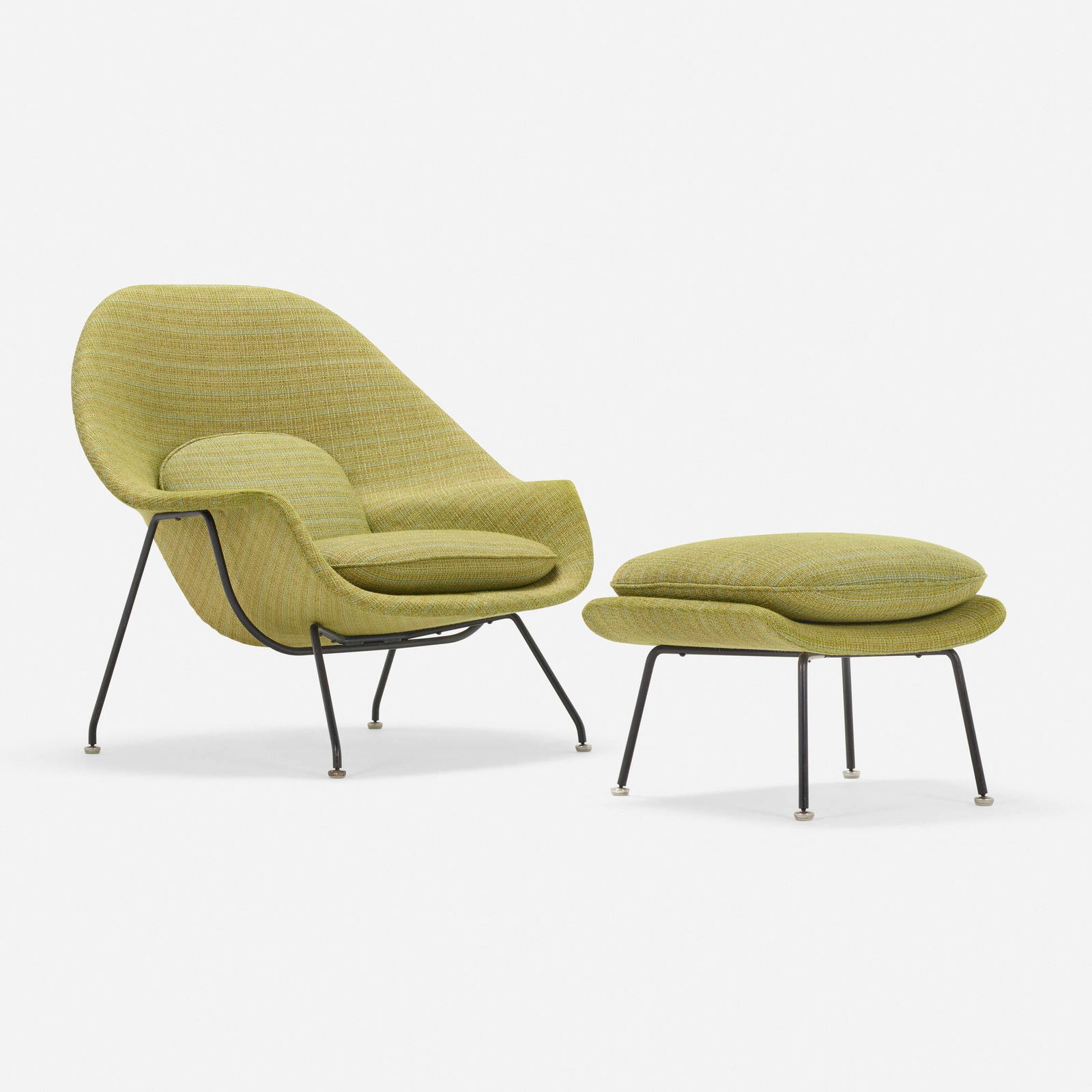 Eero Saarinen, Womb chair and ottoman (1 of 5)