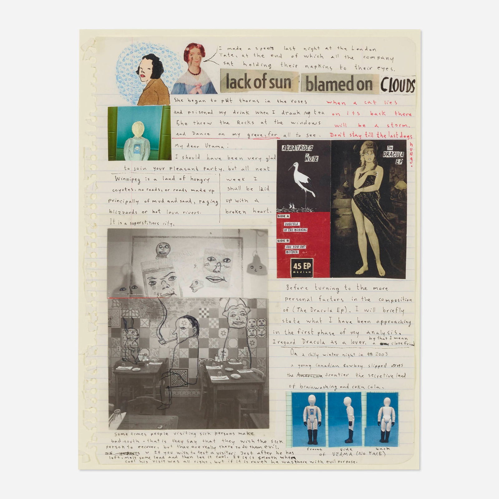 Marcel Dzama, Untitled (Sketchbook Page 9) (1 of 4)