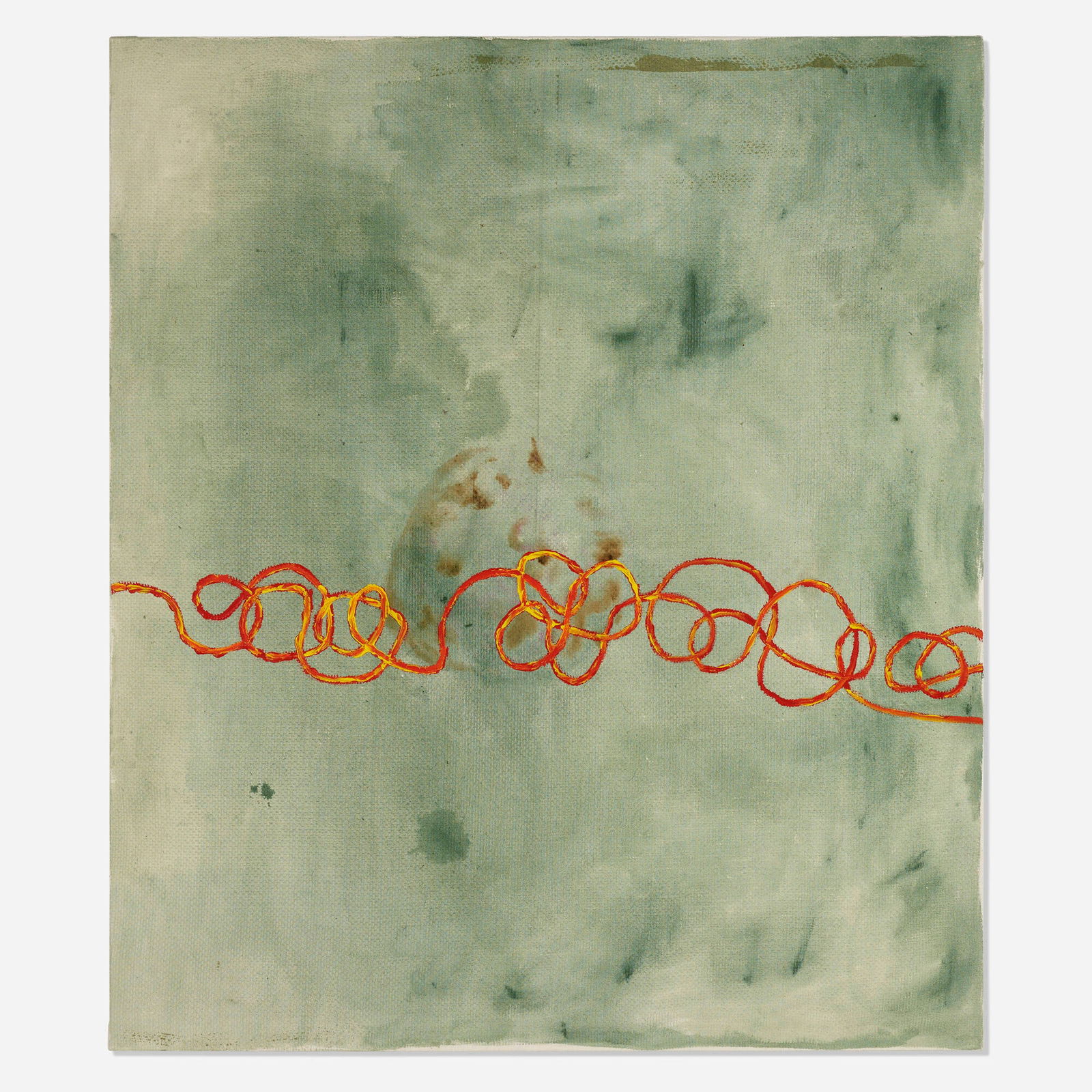 Stefan Muller, Abstract Composition: Stefan Muller Abstract Composition 2003acrylic on cotton canvas 63 h x 57 w in (160 x 145 cm) Signed and dated to verso 'STM 03'. Provenance: Galerie Christian Nagel, C