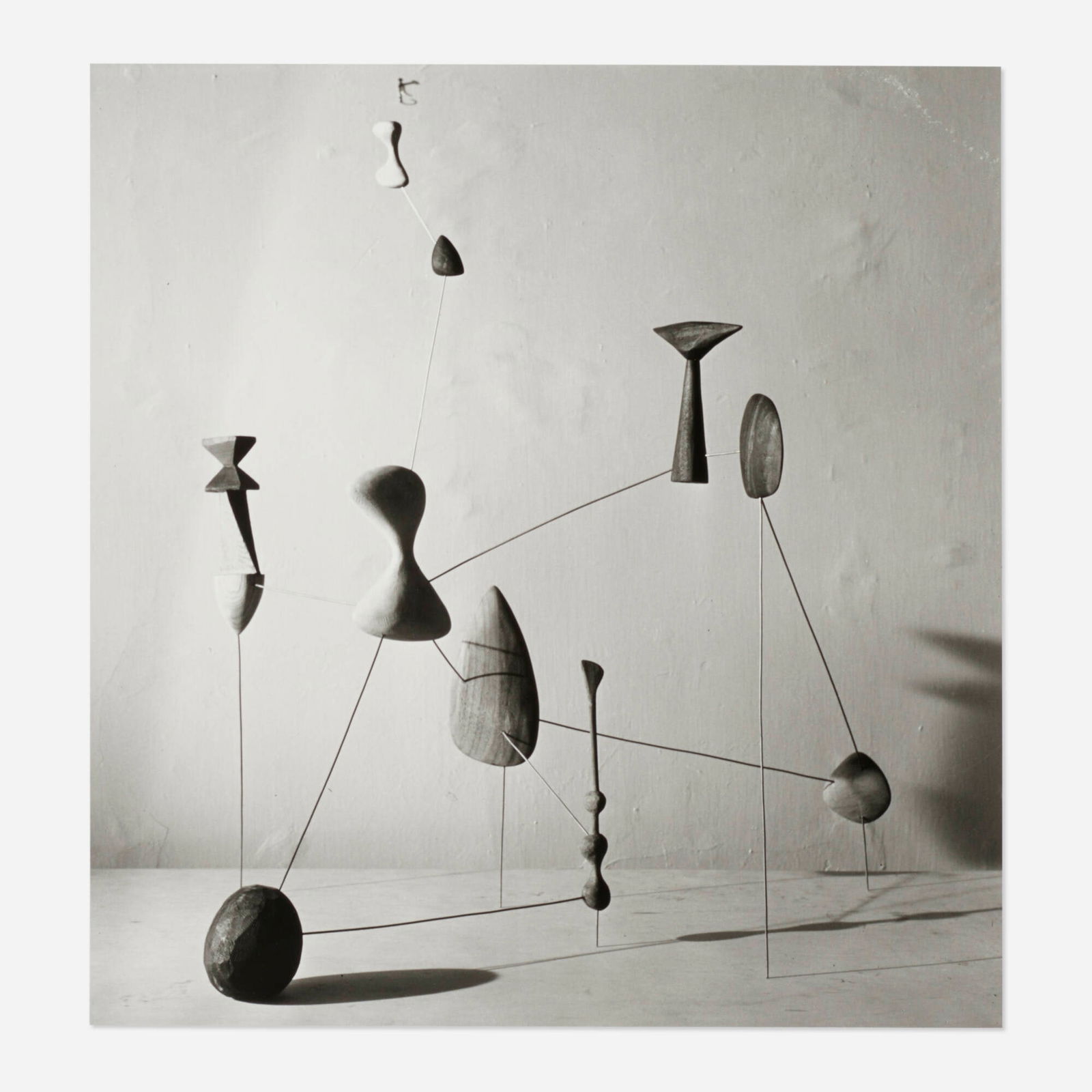Herbert Matter, Vertical Constellation with Bomb: Herbert Matter Vertical Constellation with Bomb (from the Calder by Matter portfolio) 1943 / 2013gelatin silver print image: 11.875 h x 11.25 w in (30 x 29 cm) sheet: 15 h x 14.875 w in (38 x 38 c