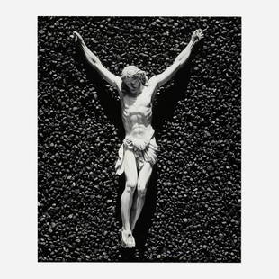 Robert Mapplethorpe, Christ: Robert Mapplethorpe Christ 1988 gelatin silver print image: 23.125 h x 19.25 w in (59 x 49 cm) sheet: 23.875 h x 20 w in (61 x 51 cm) Signed, titled, dated, numbered and inscribed to verso with