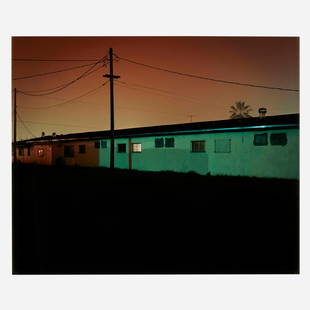 Todd Hido, Untitled #3533A: Todd Hido Untitled #3533A (from the House Hunting series) 1996 / printed 2005digital inkjet print mounted to Dibond 20 h x 24 w in (51 x 61 cm) Signed, titled, dated and numbered to label on v