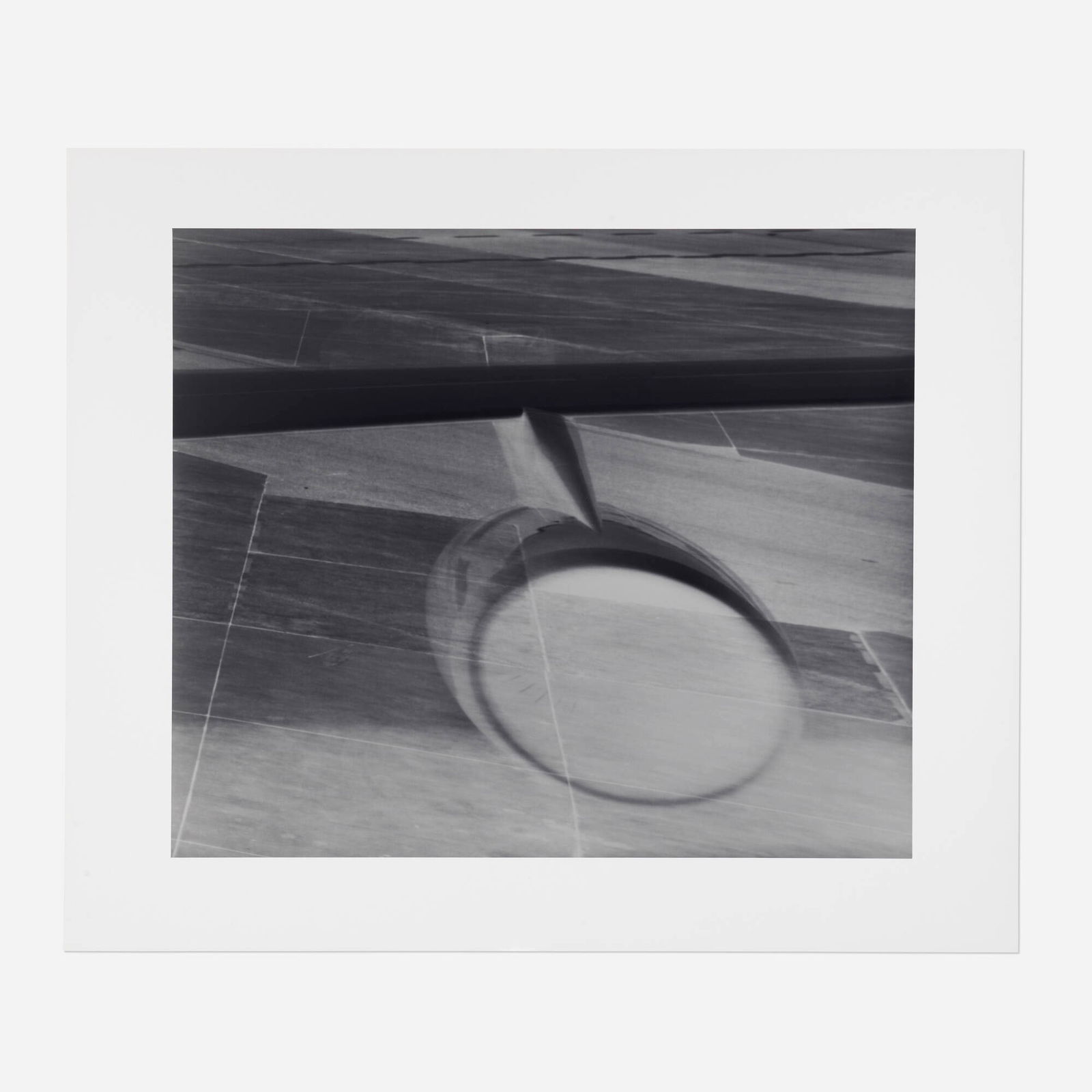 Vera Lutter, Engine, : Vera Lutter Engine, Frankfurt Airport: April 19, 2001 2001gelatin silver print image: 23.5 h x 28 w in (60 x 71 cm) mount: 30 h x 36 w in (76 x 91 cm) Signed, dated and numbered to label to