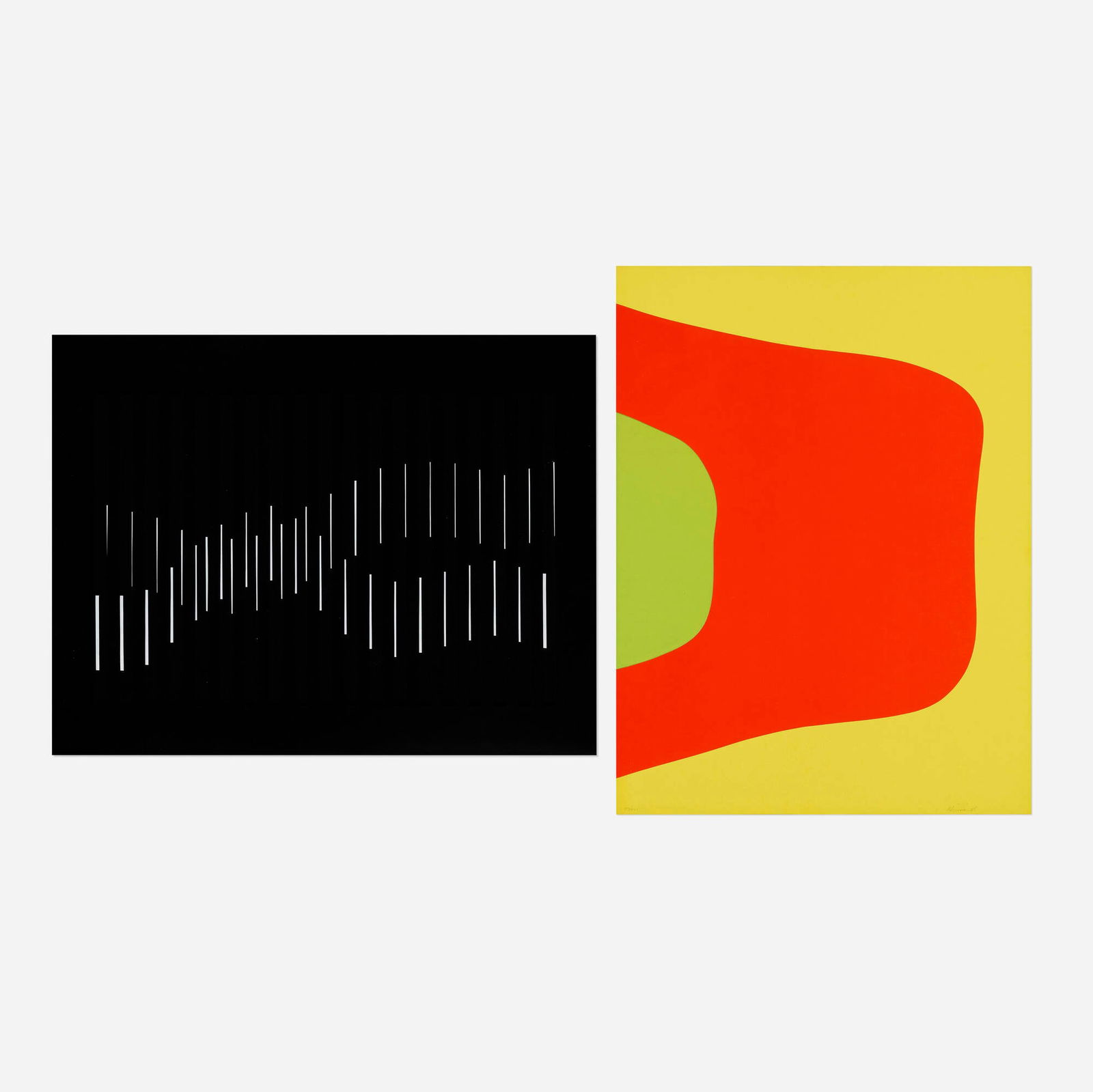 Various Artists, Two works from the New York International portfolio (1 of 2)