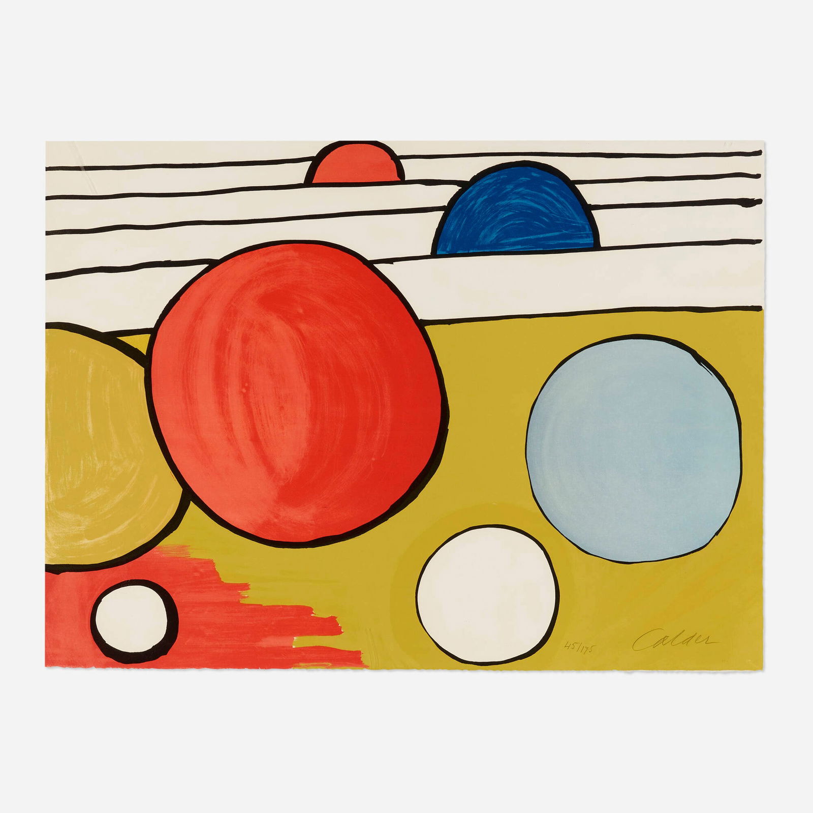 Alexander Calder, Black Lines (from the Our Unfinished Revolution portfolio) (1 of 5)