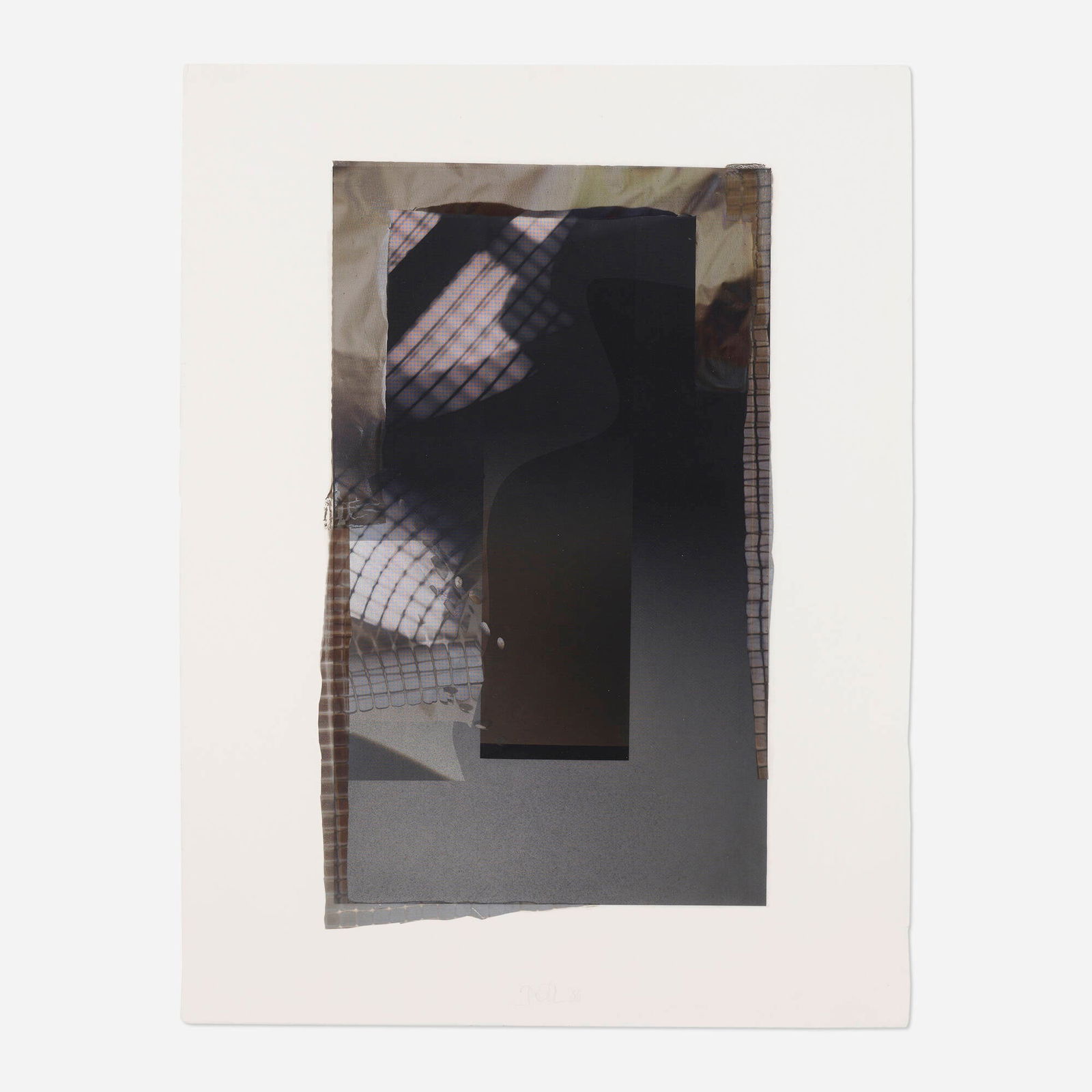 Larry Bell, Untitled #1: Larry Bell Untitled #1 2006mixed media on paper 30 h x 22.5 w in (76 x 57 cm) Signed and dated to lower center 'Larry Bell '06'. Provenance: Acquired directly from the